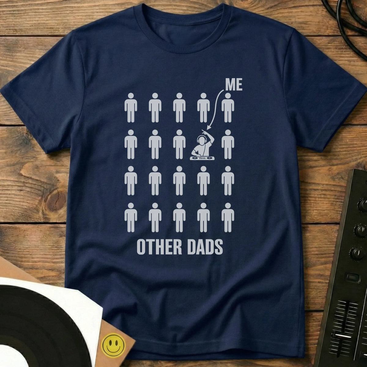 Not Like Other Dads t-shirt in Navy
