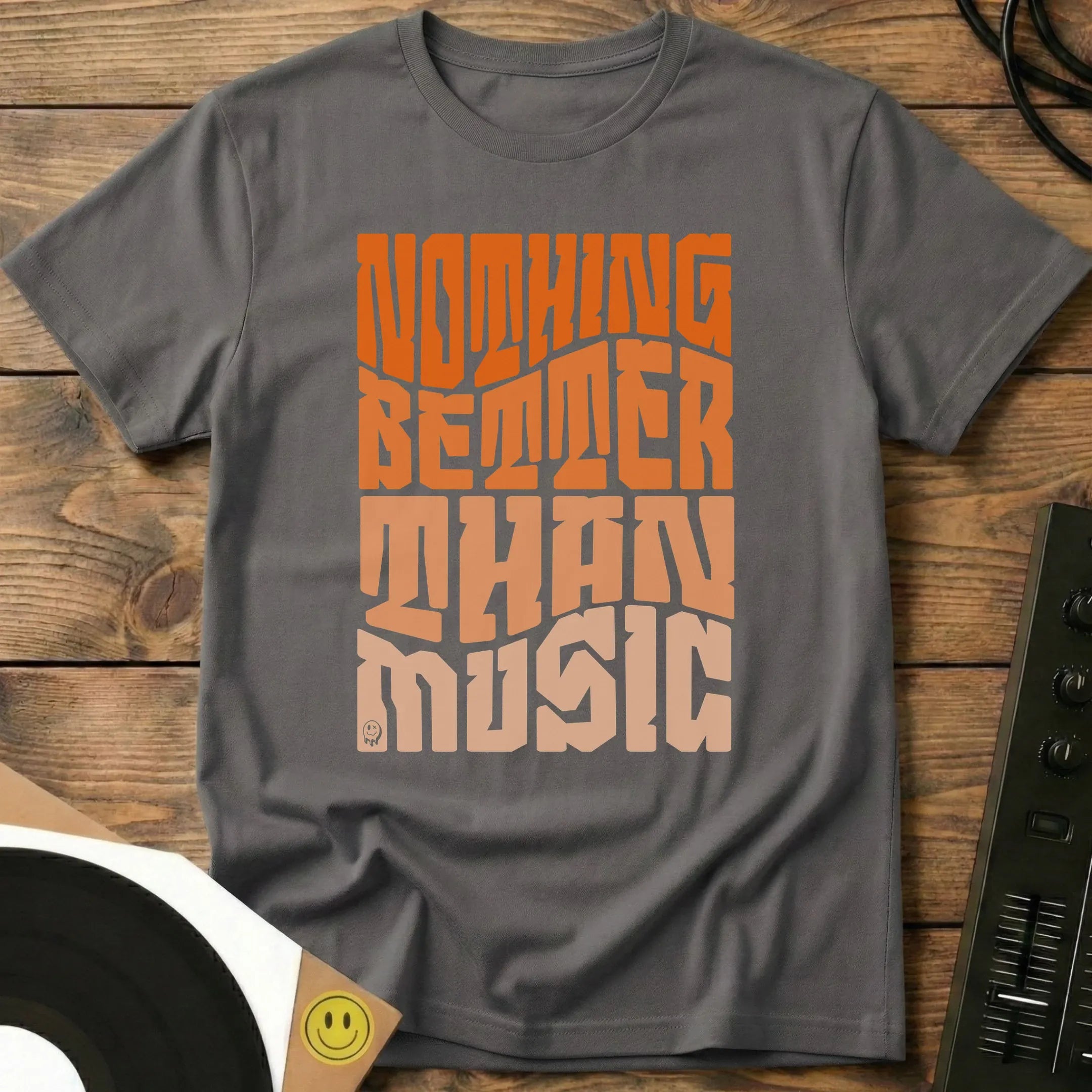 Nothing Better Than Music T-Shirt Charcoal / S Nothing Better Than Music T-Shirt