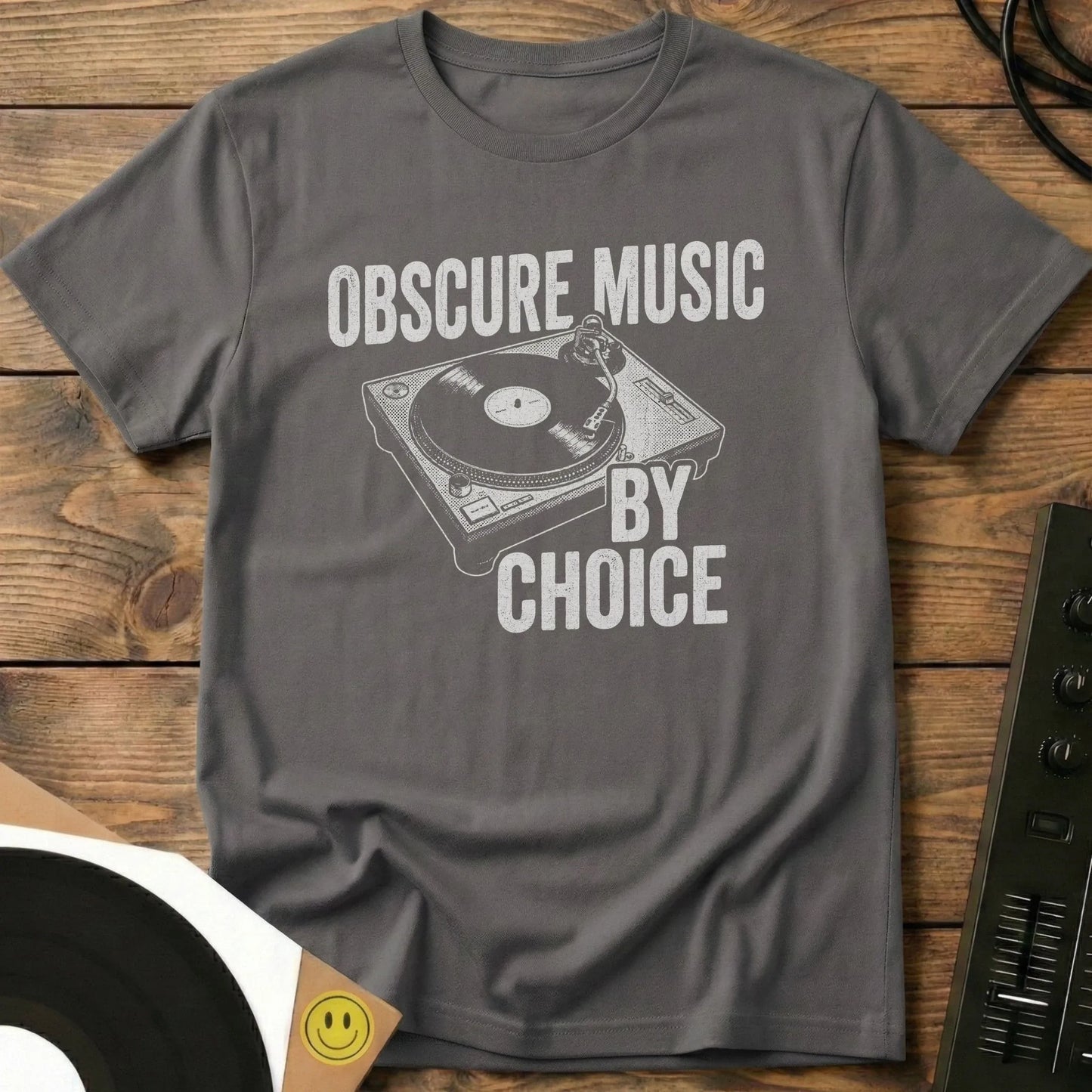 Obscure Music T-Shirt Charcoal / S Obscure Music T-Shirt