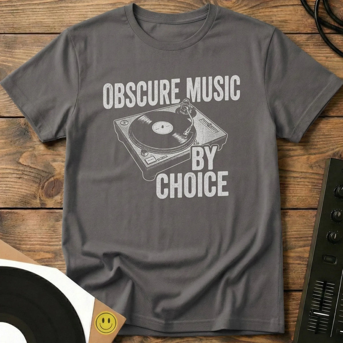 Obscure Music T-Shirt Charcoal / S Obscure Music T-Shirt