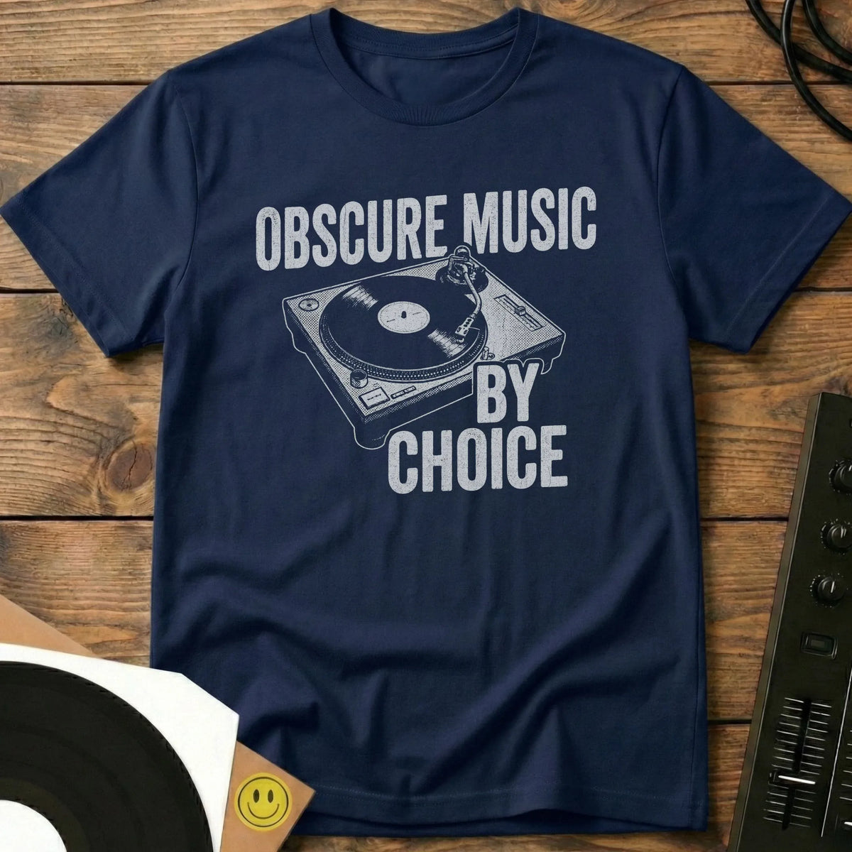 Obscure Music T-Shirt Navy / S Obscure Music T-Shirt