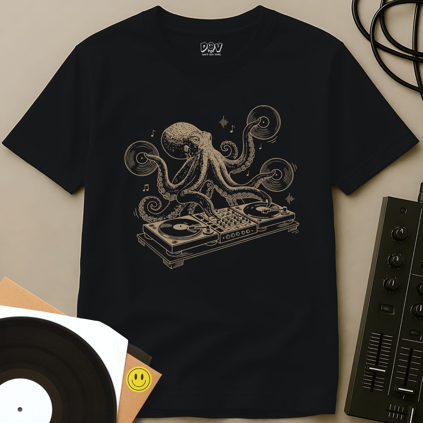 Octopus DJ T-Shirt Black / S Octopus DJ T-Shirt