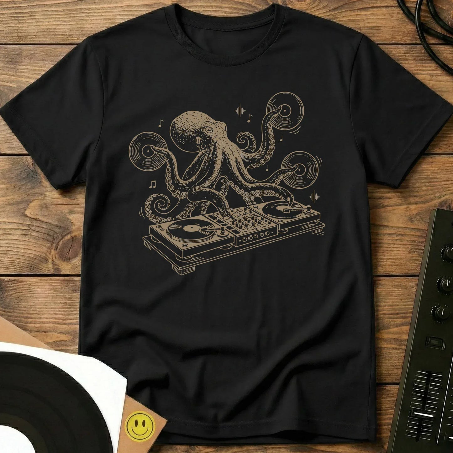 Octopus DJ T-Shirt Black / S Octopus DJ T-Shirt