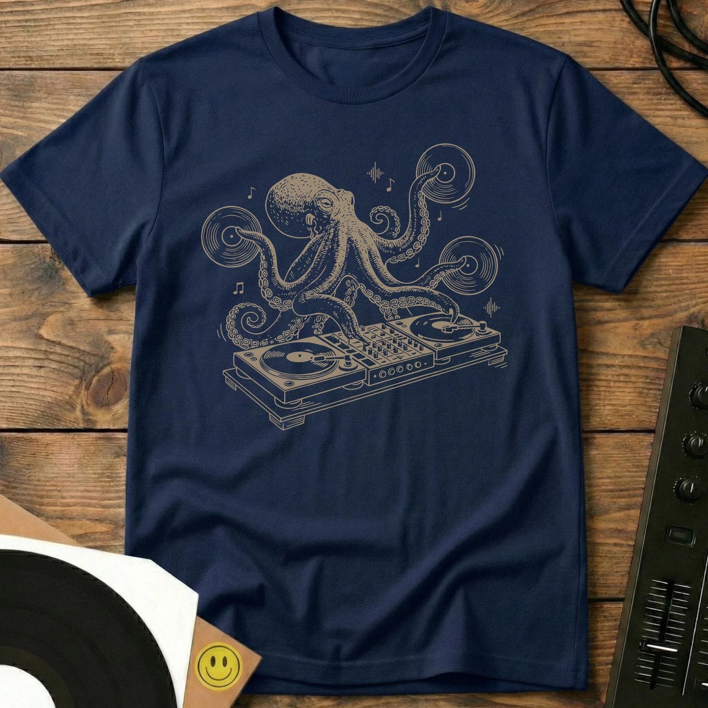 Octopus DJ T-Shirt Navy / S Octopus DJ T-Shirt