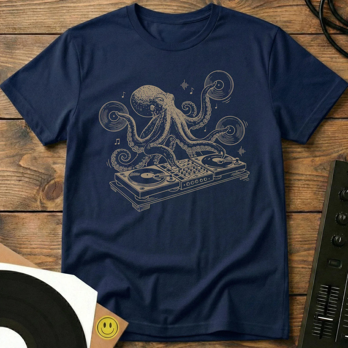 Octopus DJ T-Shirt Navy / S Octopus DJ T-Shirt