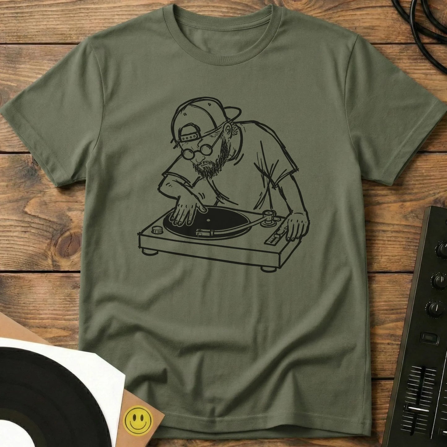 Old Scratch T-Shirt Military Green / S Old Scratch T-Shirt