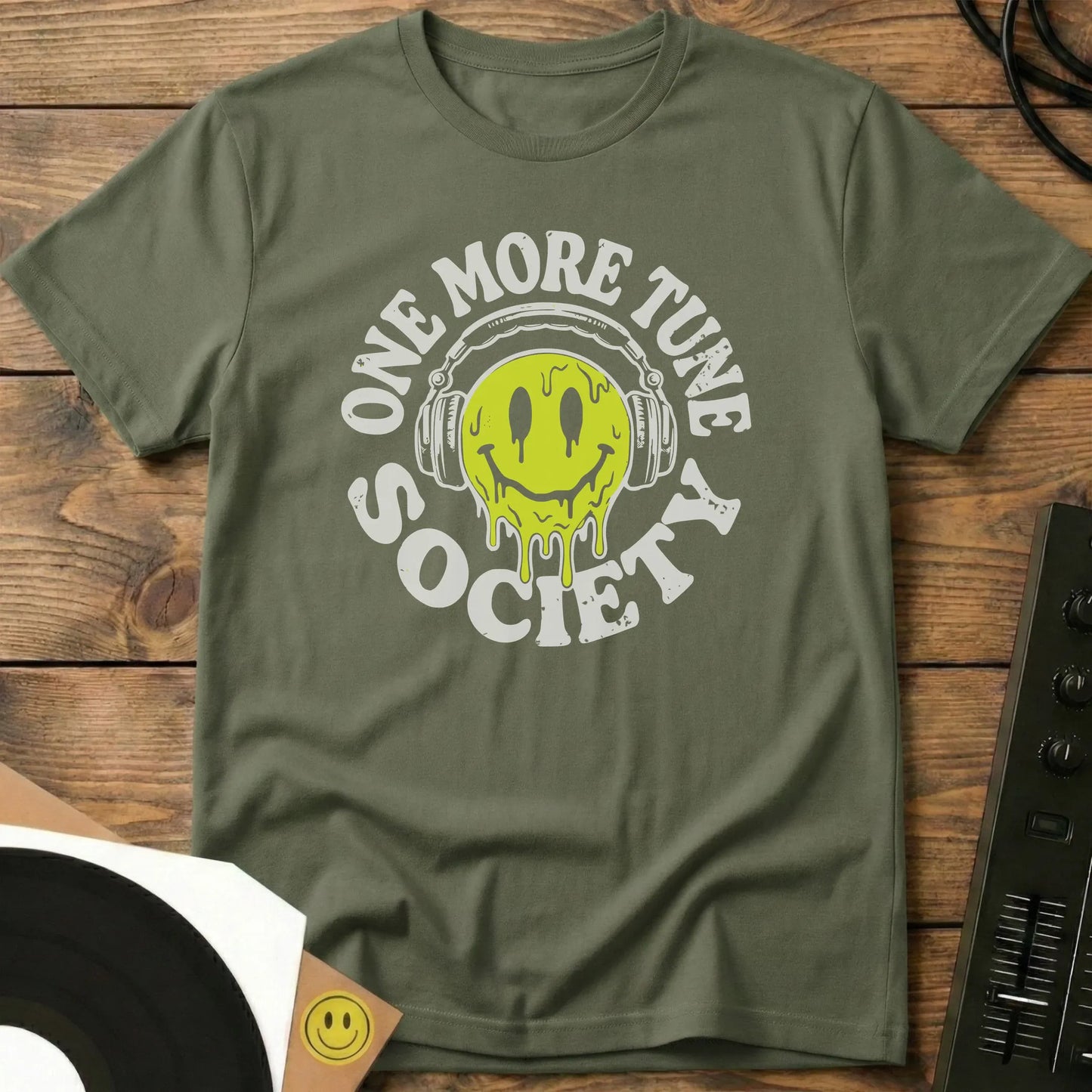 One More Tune T-Shirt Military Green / S One More Tune T-Shirt