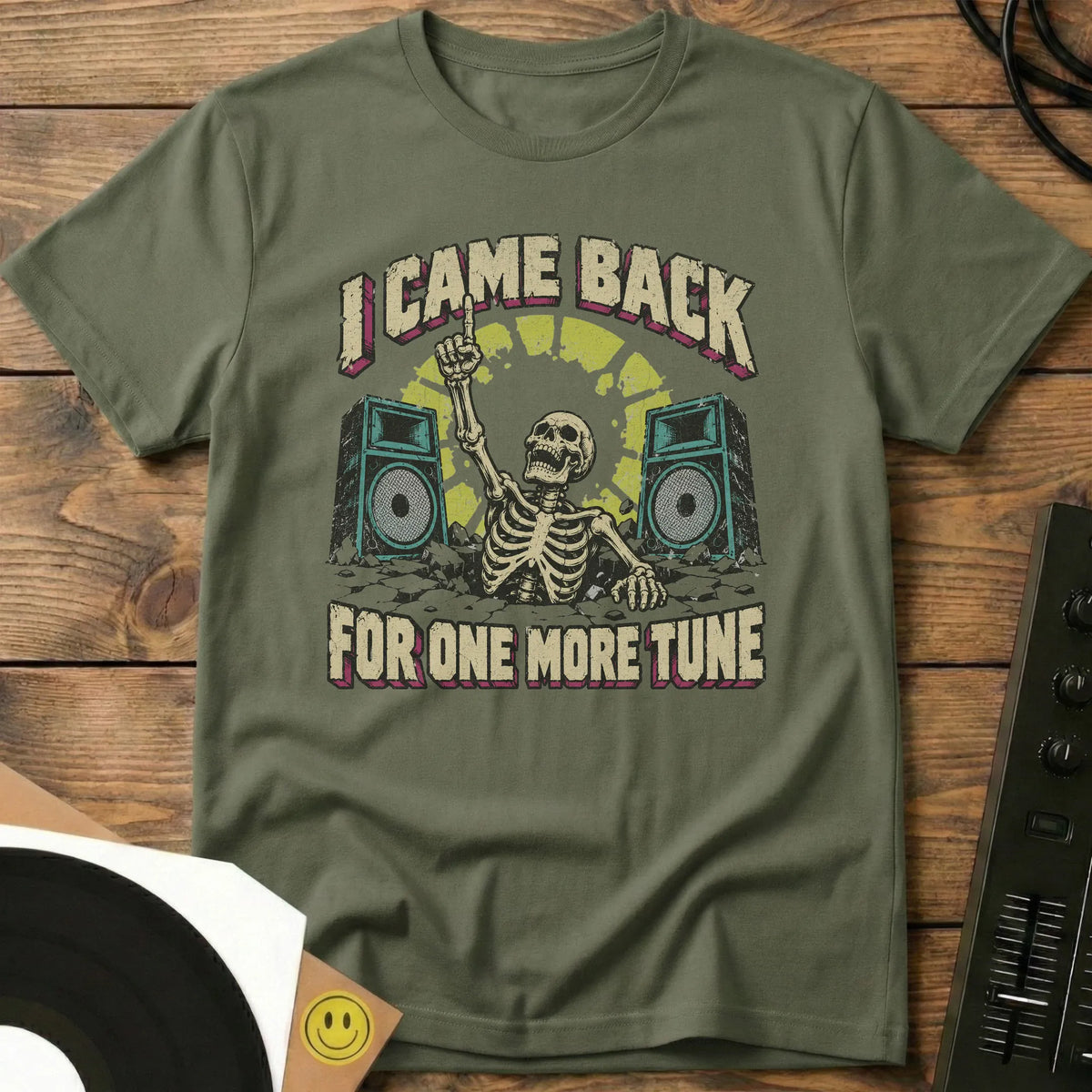 One More Tune T-Shirt Military Green / S One More Tune T-Shirt