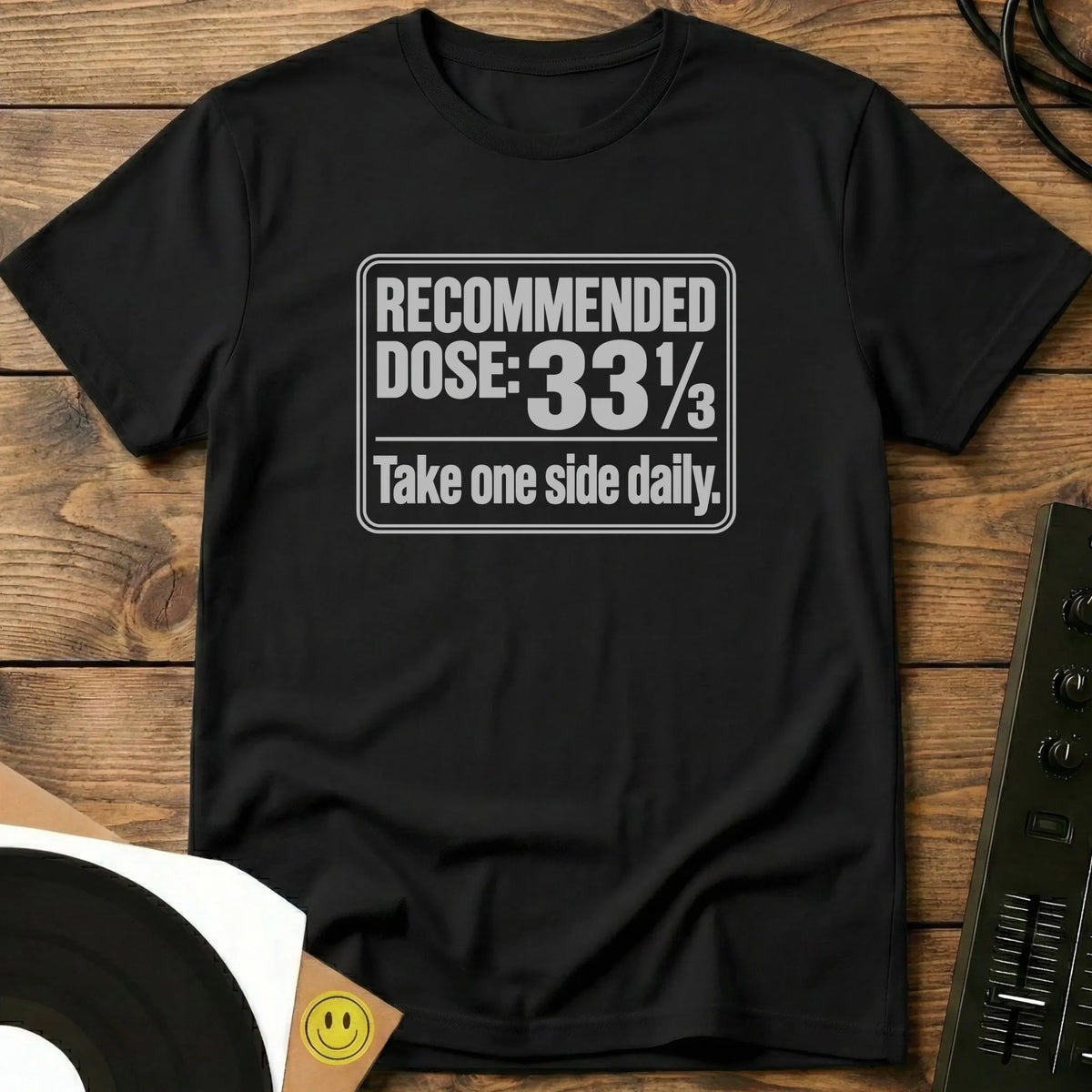 One Side Daily T-Shirt Black / S One Side Daily T-Shirt