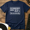 One Side Daily T-Shirt Navy / S One Side Daily T-Shirt