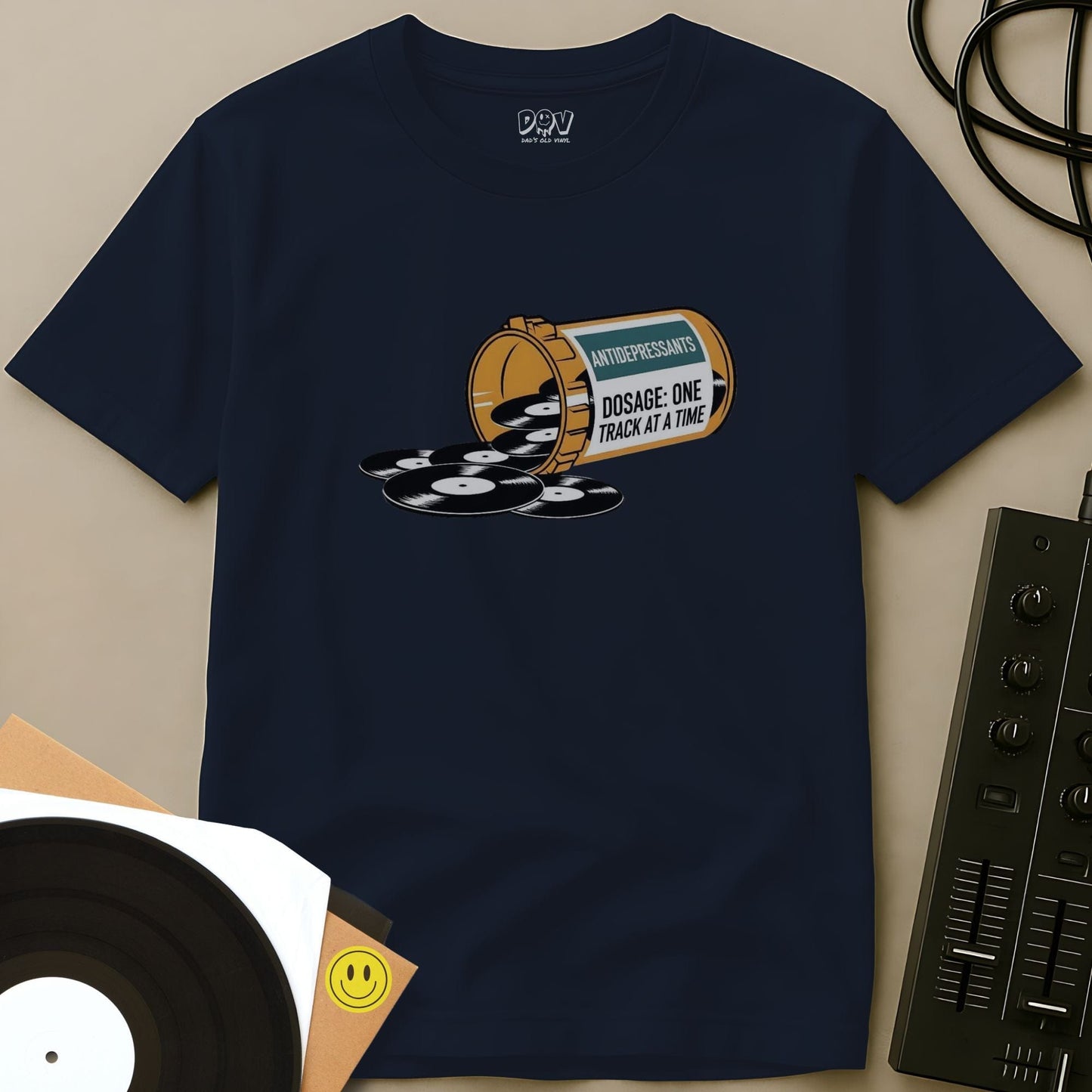 One Track at a Time T-Shirt Navy / S One Track at a Time T-Shirt