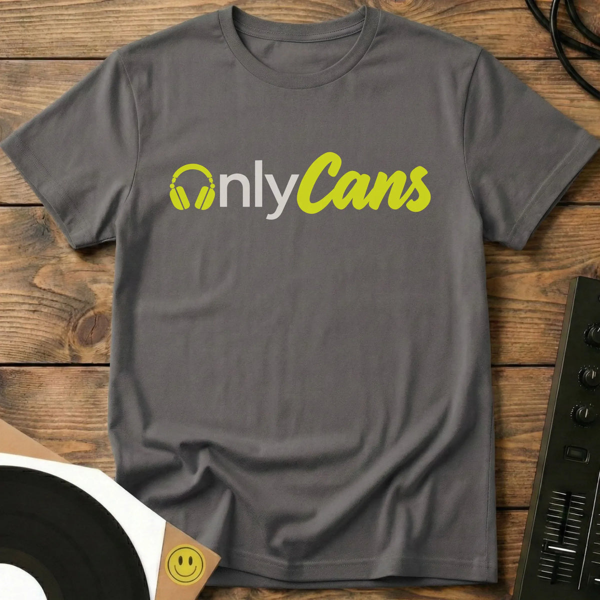 Only Cans T-Shirt Charcoal / S Only Cans T-Shirt