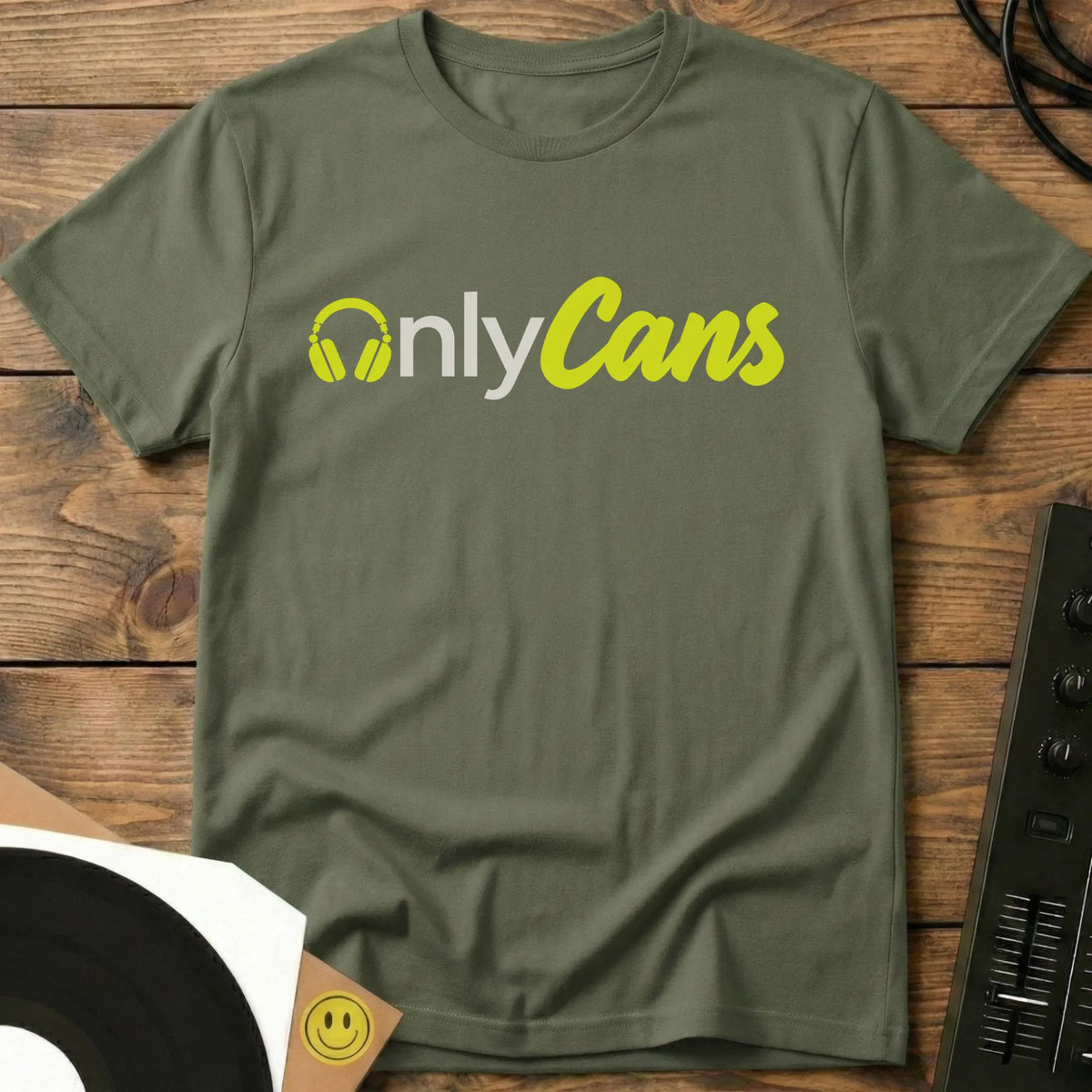 Only Cans T-Shirt Military Green / S Only Cans T-Shirt