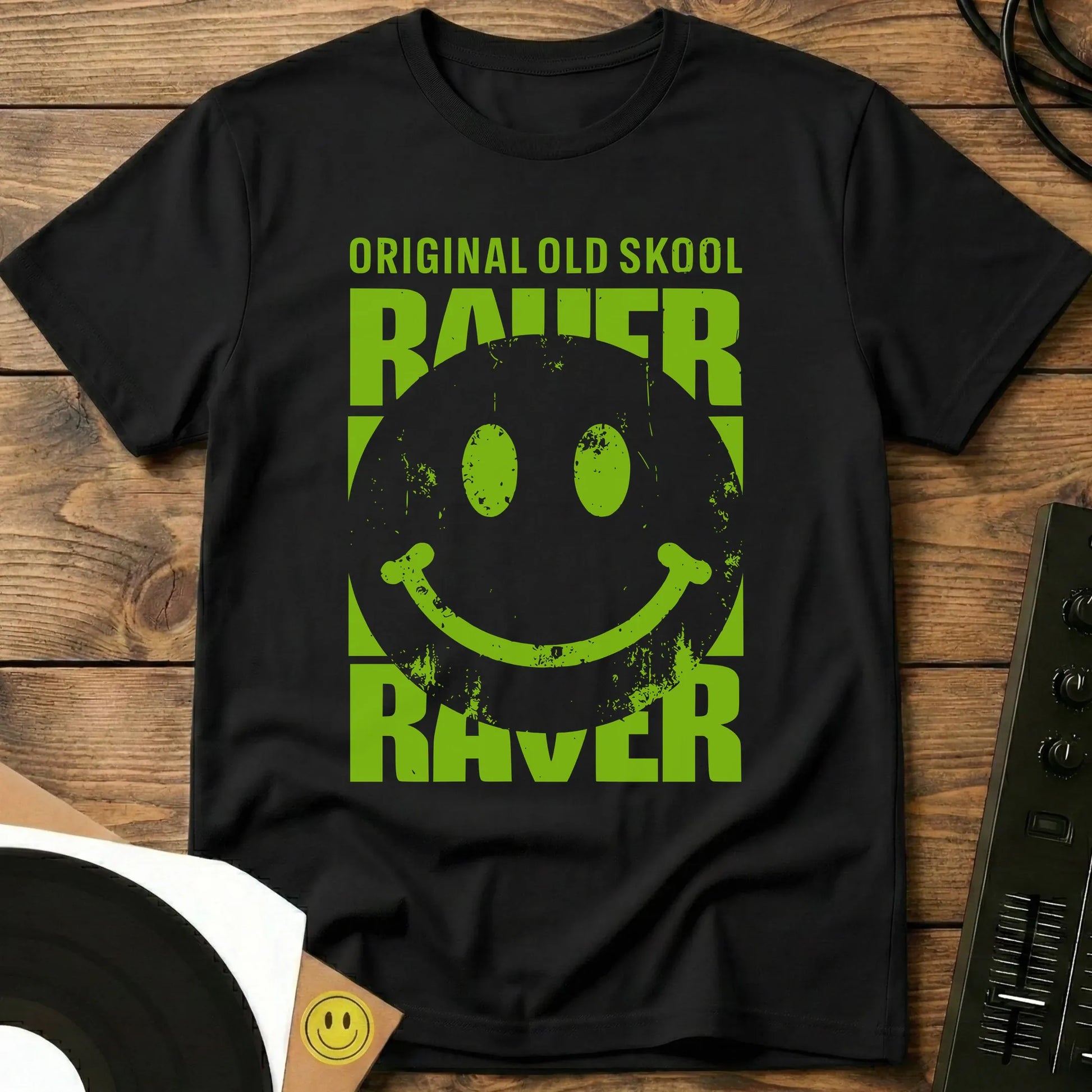Original Old Skool Raver T-Shirt Black / S Original Old Skool Raver T-Shirt