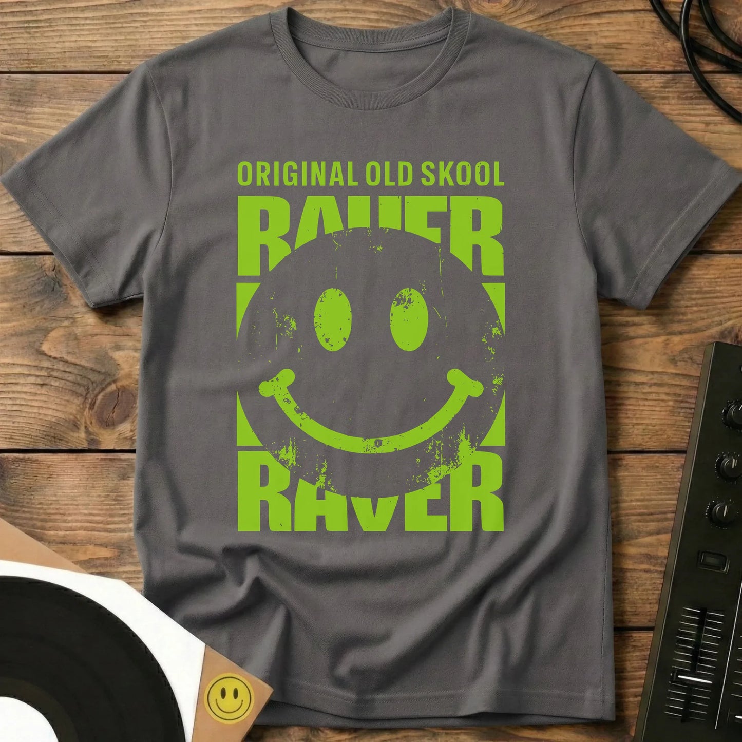Original Old Skool Raver T-Shirt Charcoal / S Original Old Skool Raver T-Shirt