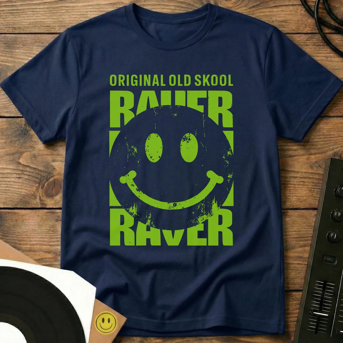 Original Old Skool Raver T-Shirt Navy / S Original Old Skool Raver T-Shirt