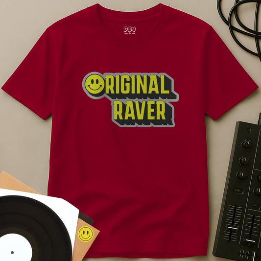 Original Raver T-Shirt Red / S Original Raver T-Shirt