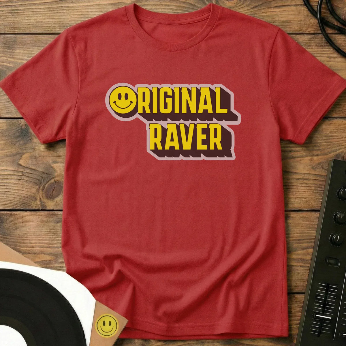 Original Raver T-Shirt Red / S Original Raver T-Shirt