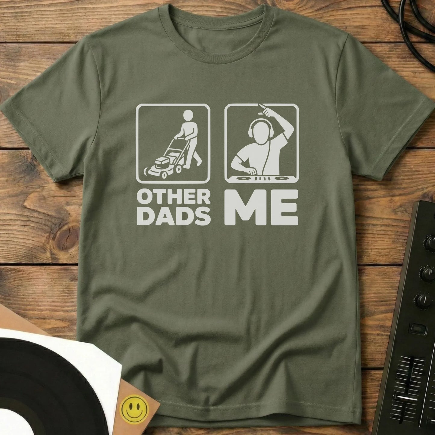 Other Dads Mow The Lawn T-Shirt Military Green / S Other Dads Mow The Lawn T-Shirt