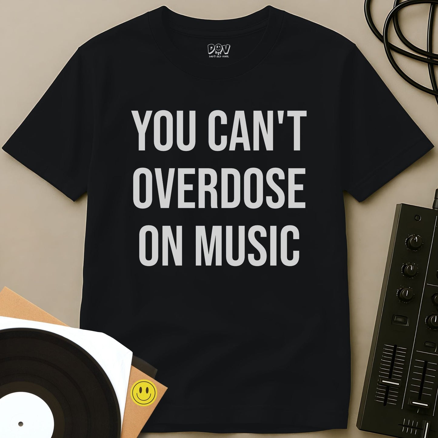 Overdose On Music T-Shirt Black / S Overdose On Music T-Shirt