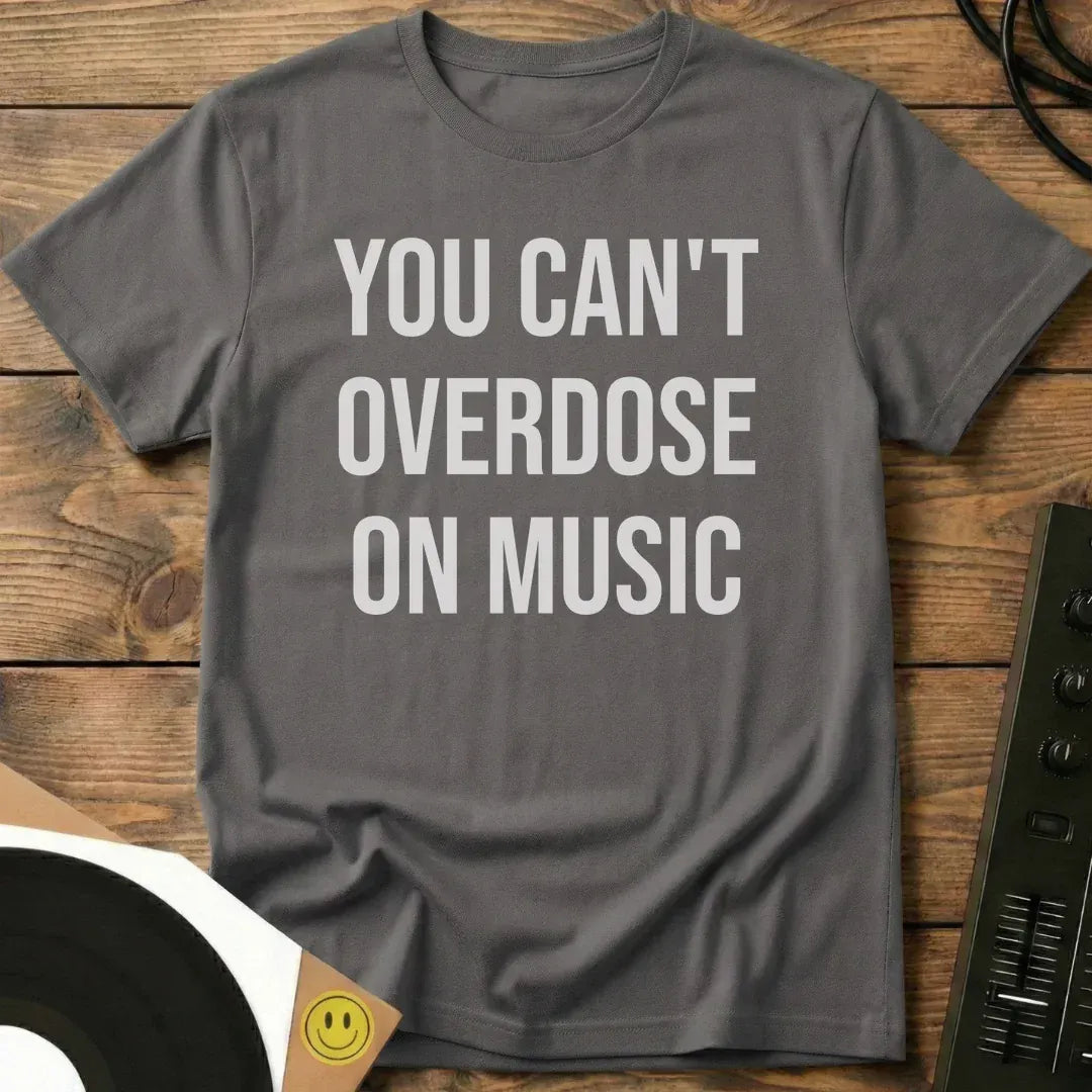 Overdose On Music T-Shirt Charcoal / S Overdose On Music T-Shirt