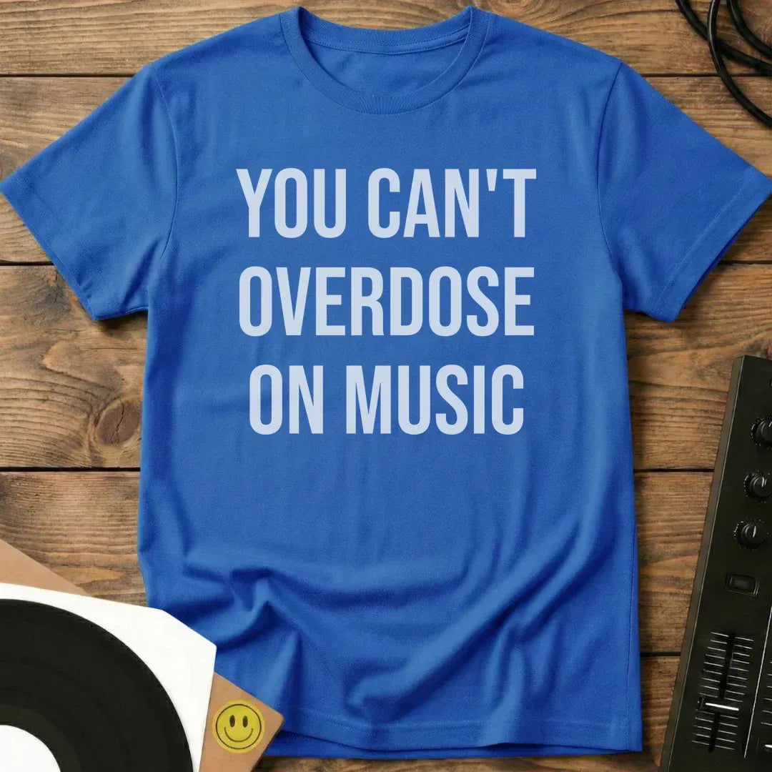 Overdose On Music T-Shirt Royal / S Overdose On Music T-Shirt
