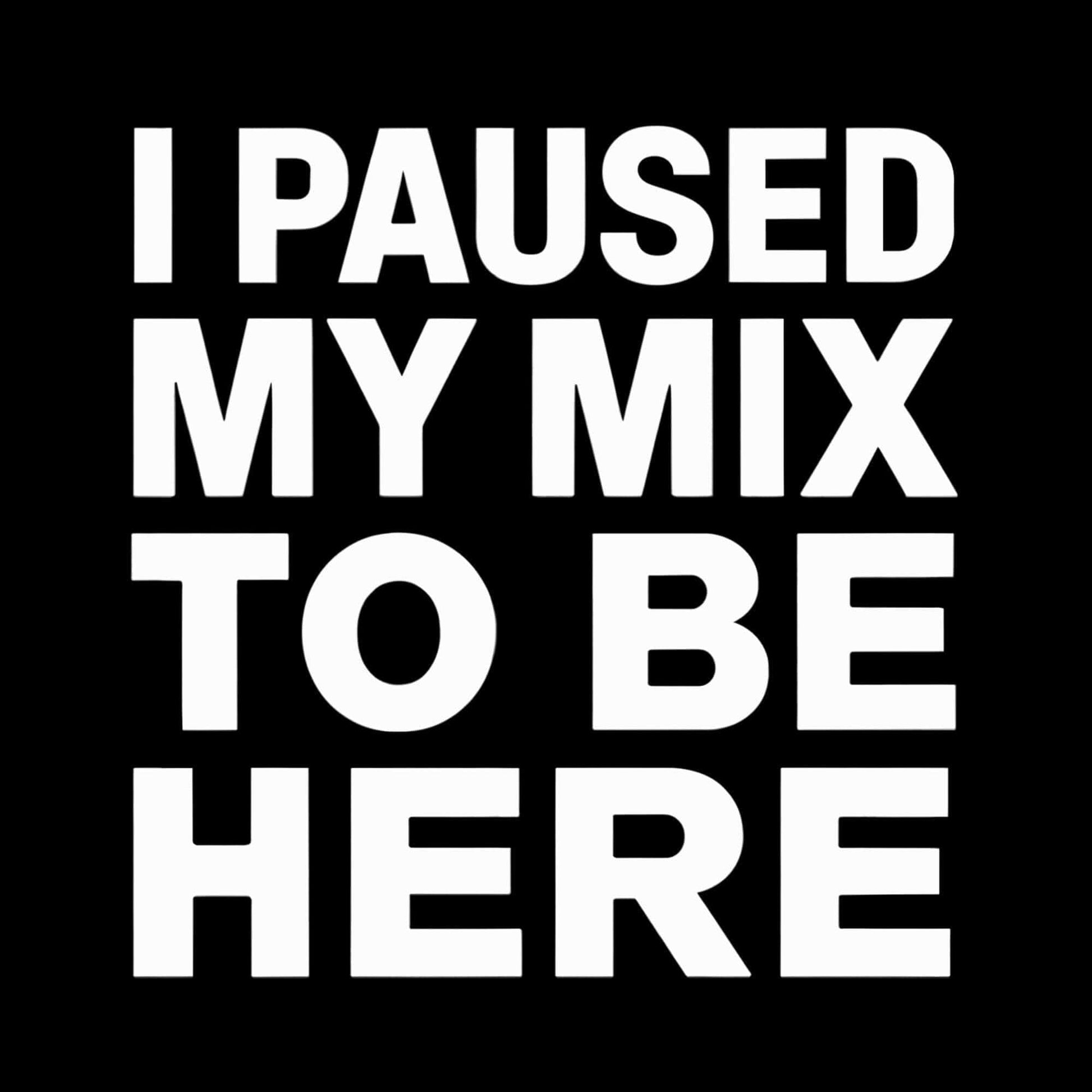 Paused My Mix T-Shirt Paused My Mix T-Shirt