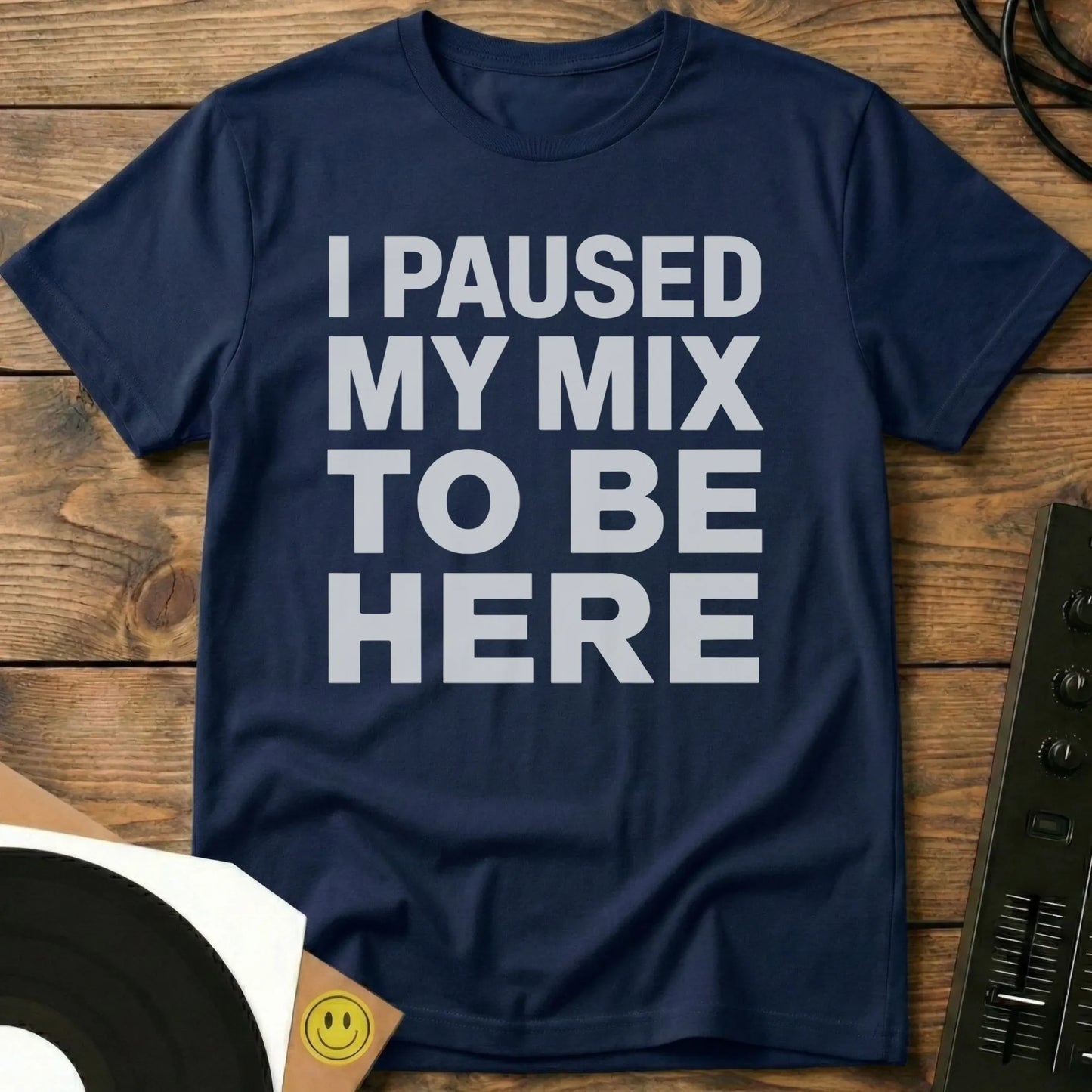 Paused My Mix T-Shirt Navy / S Paused My Mix T-Shirt