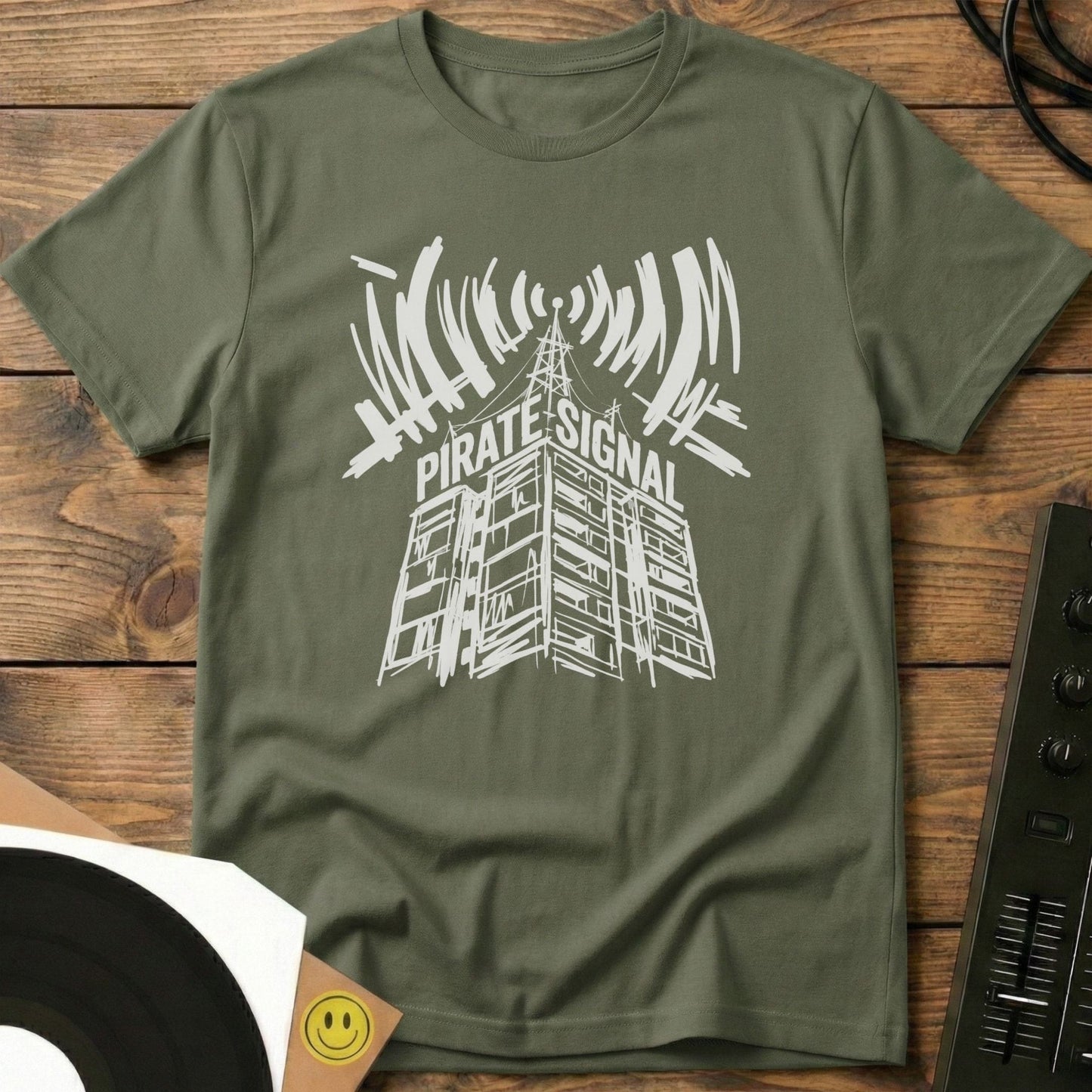 Pirate Signal T-Shirt Military Green / S Pirate Signal T-Shirt
