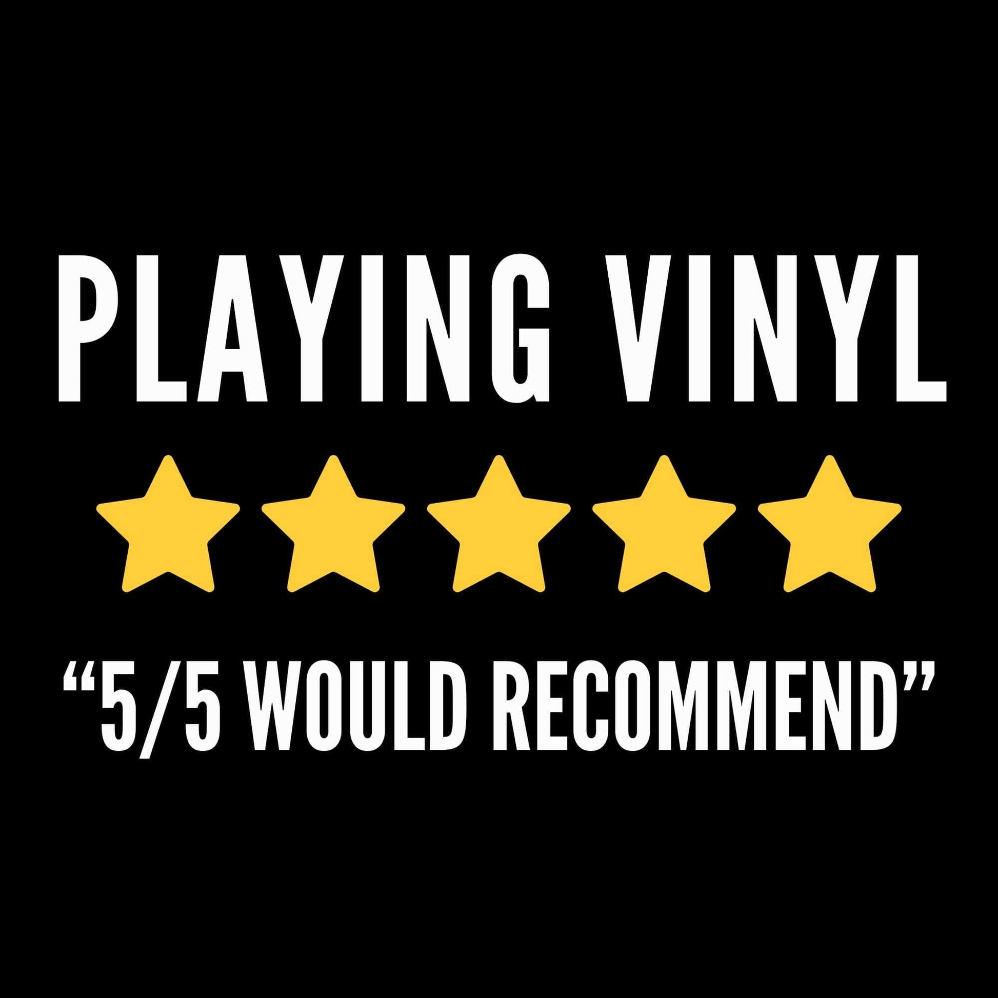 Playing Vinyl T-Shirt Playing Vinyl T-Shirt