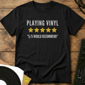 Playing Vinyl T-Shirt Black / S Playing Vinyl T-Shirt