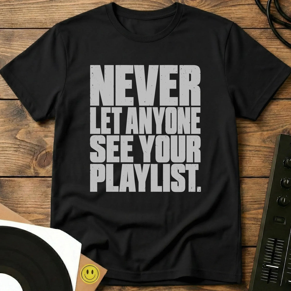 Playlist Privacy T-Shirt Black / S Playlist Privacy T-Shirt