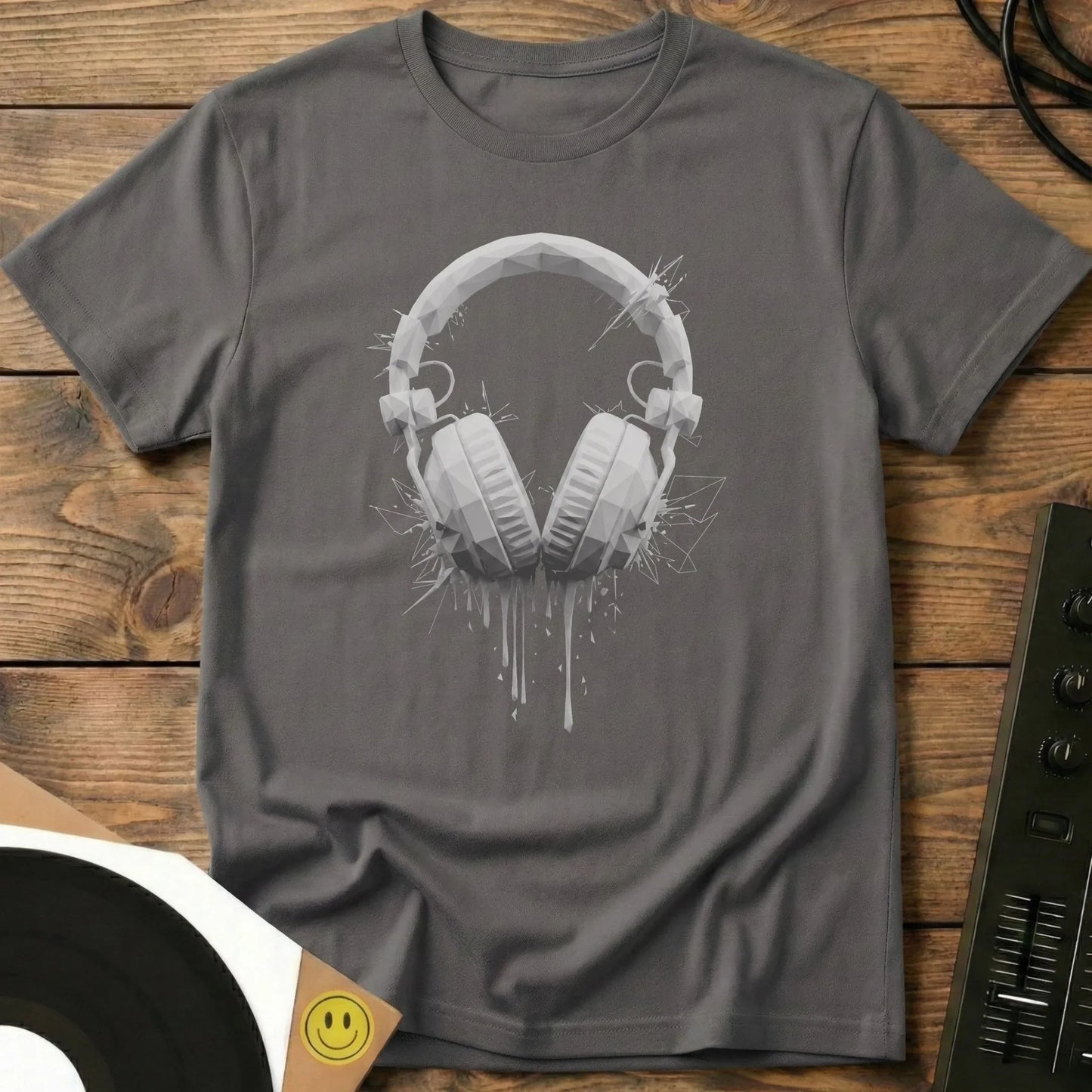 Poly Cans Drip T-Shirt Charcoal / S Poly Cans Drip T-Shirt