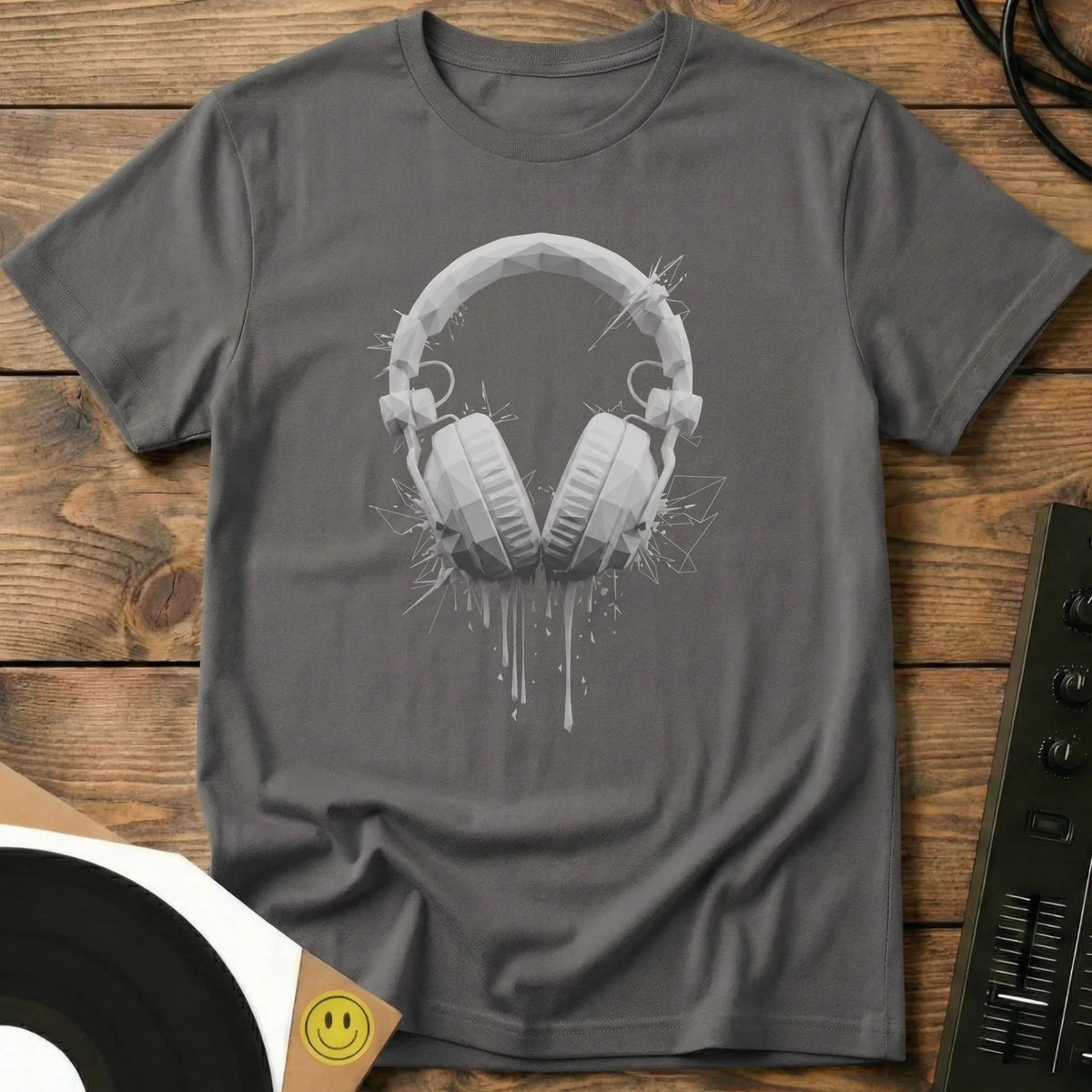 Poly Cans Drip T-Shirt Charcoal / S Poly Cans Drip T-Shirt