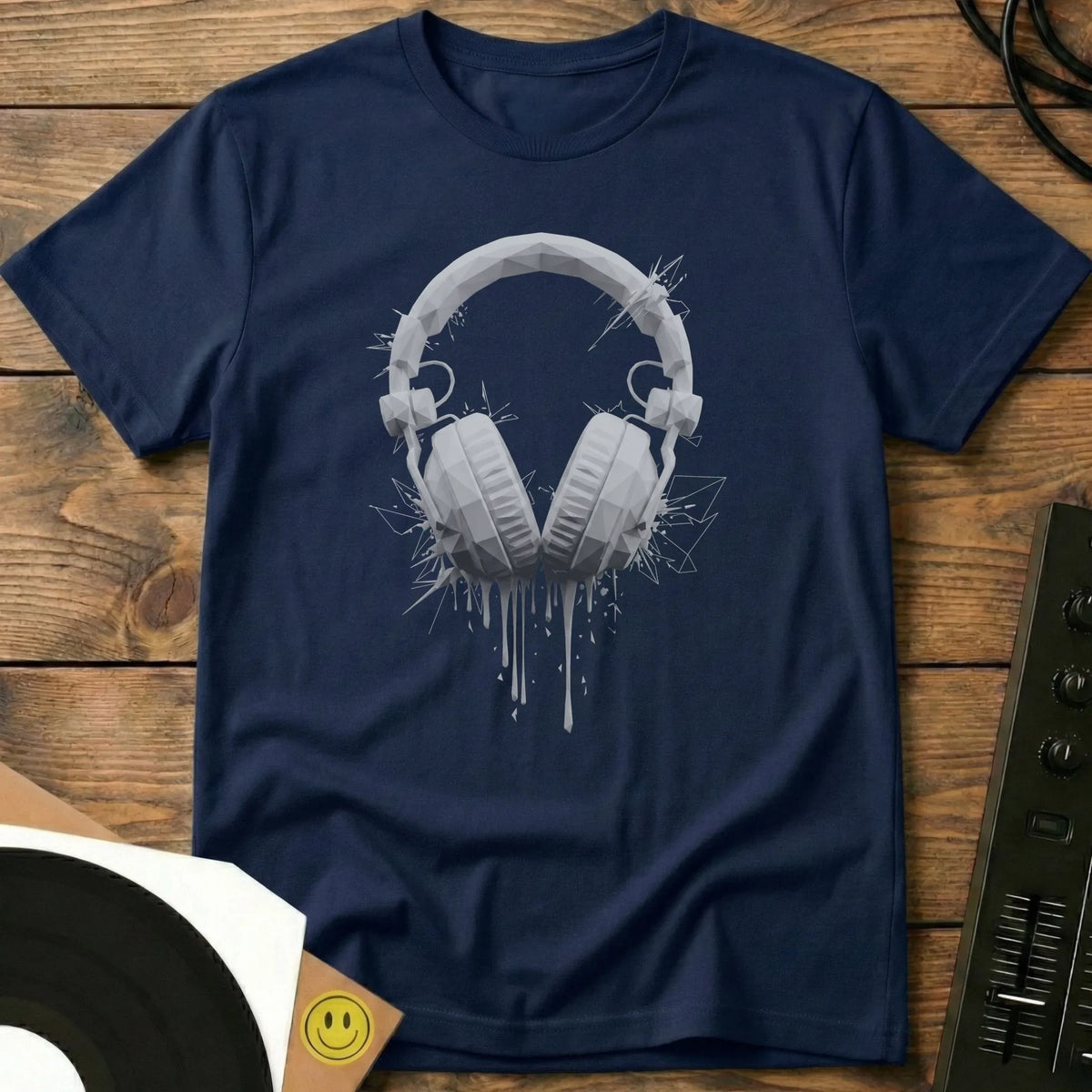 Poly Cans Drip T-Shirt Navy / S Poly Cans Drip T-Shirt