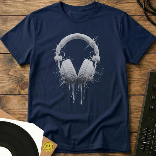 Poly Cans Drip T-Shirt Navy / S Poly Cans Drip T-Shirt