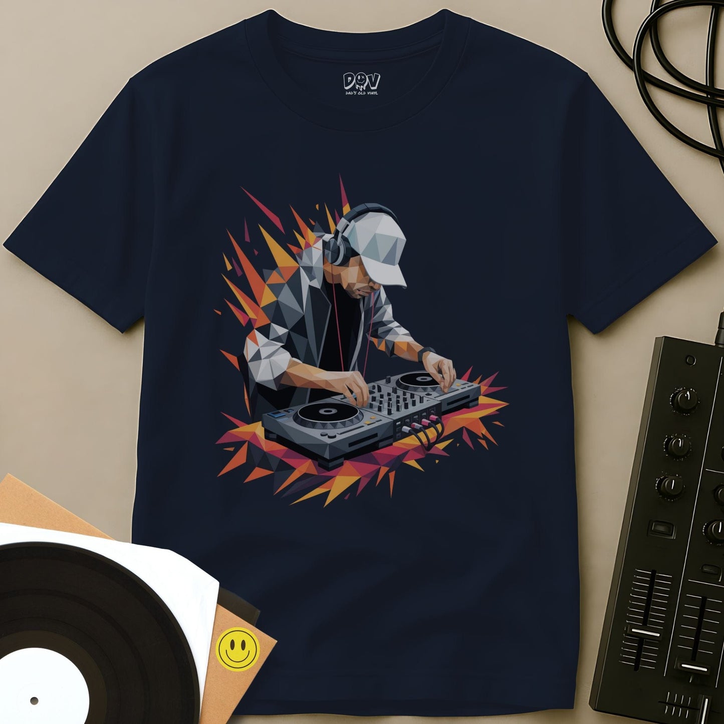 Poly CDJ T-Shirt Navy / S Poly CDJ T-Shirt