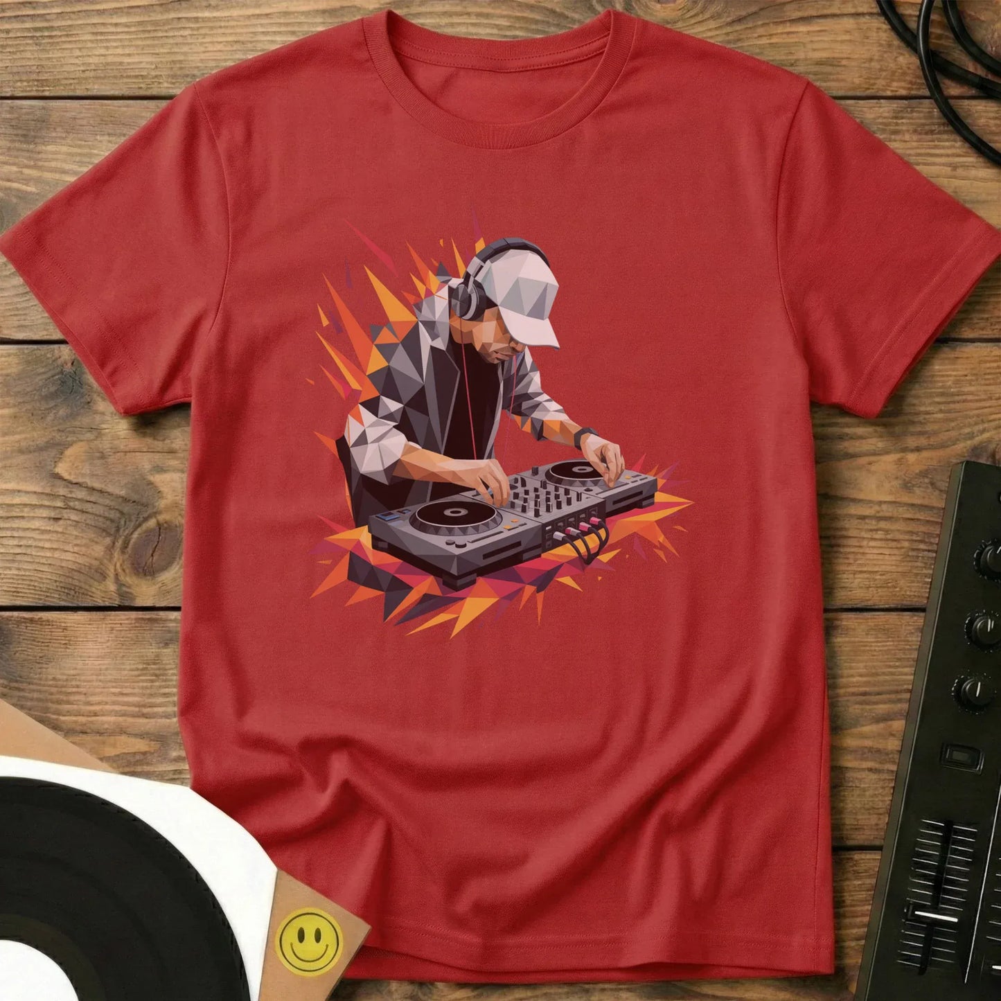 Poly CDJ T-Shirt Red / S Poly CDJ T-Shirt