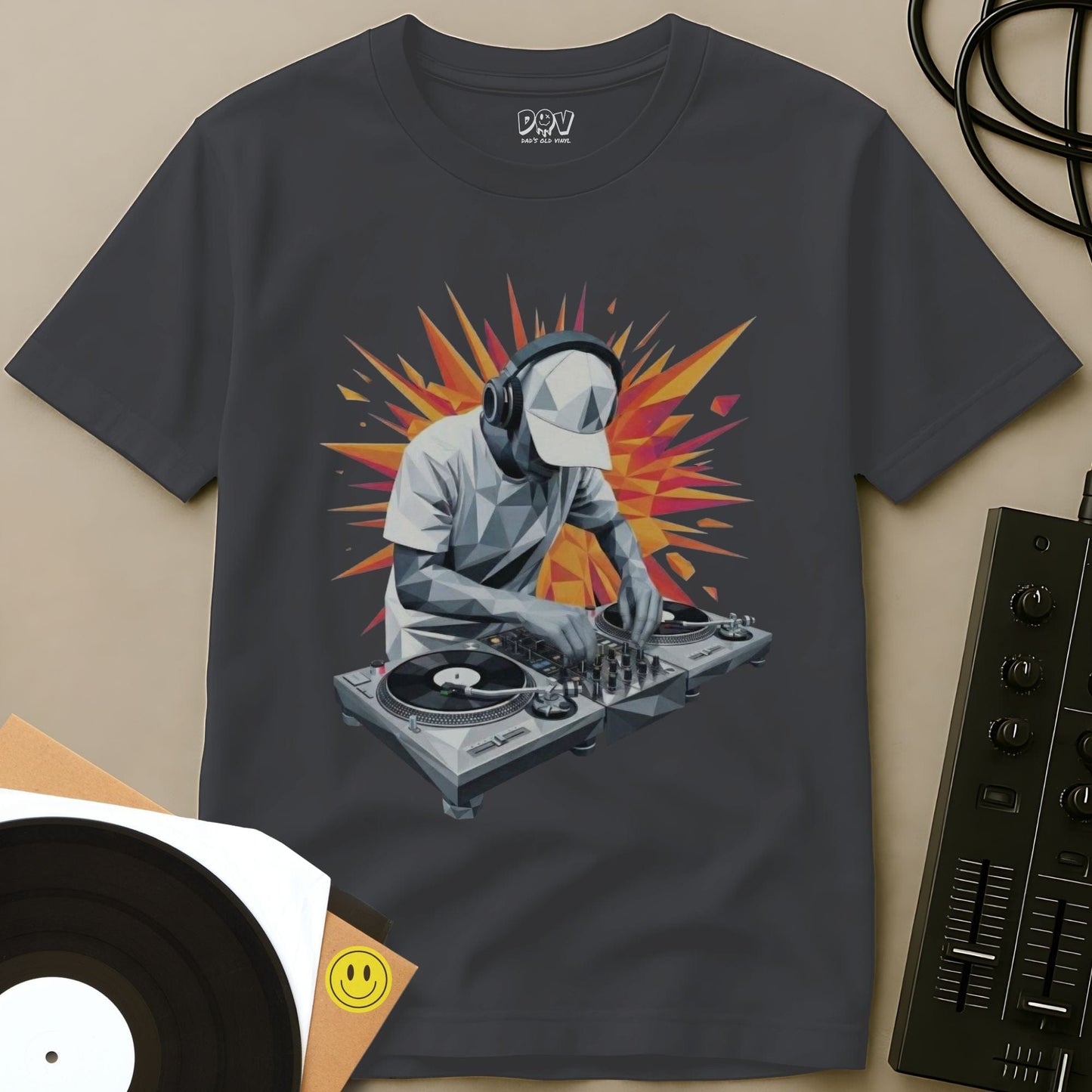 Poly DJ T-Shirt Charcoal / S Poly DJ T-Shirt