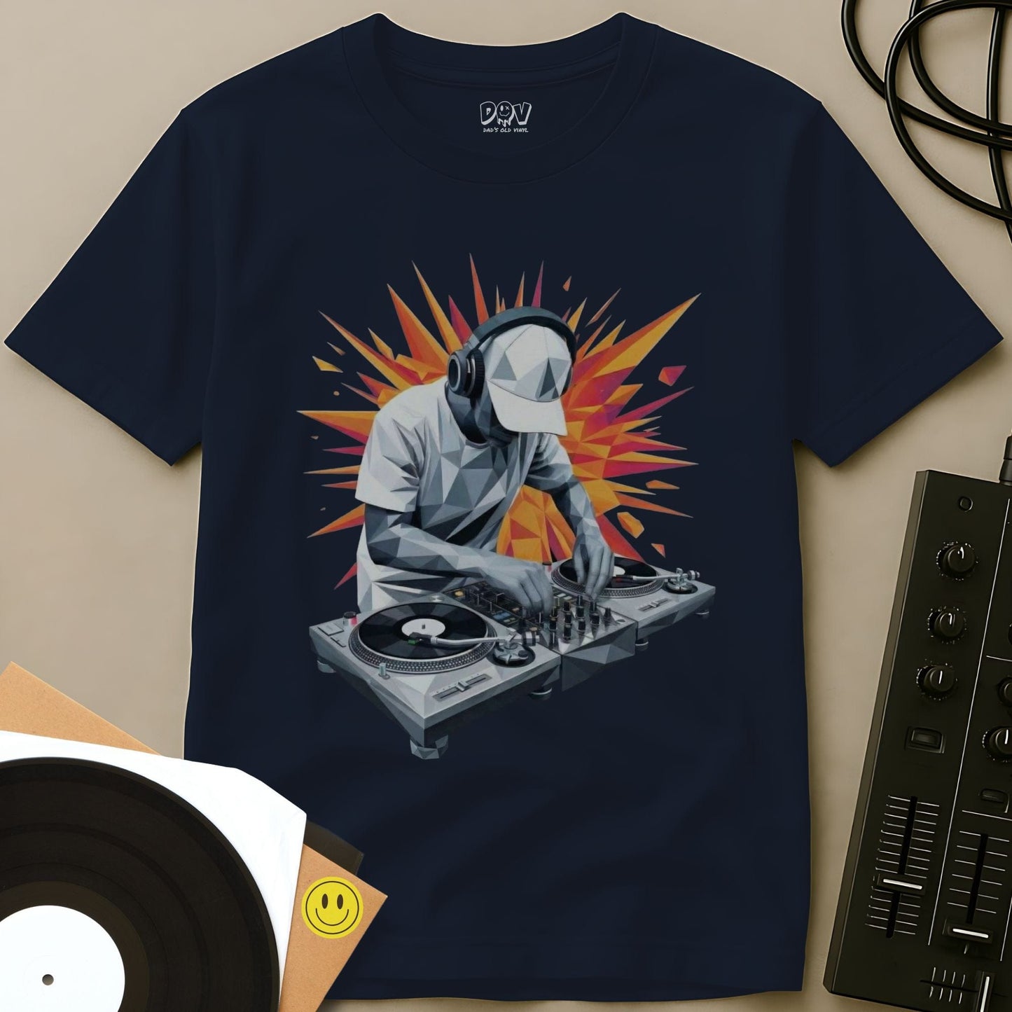 Poly DJ T-Shirt Navy / S Poly DJ T-Shirt