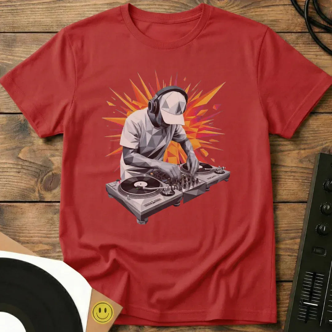 Poly DJ T-Shirt Red / S Poly DJ T-Shirt