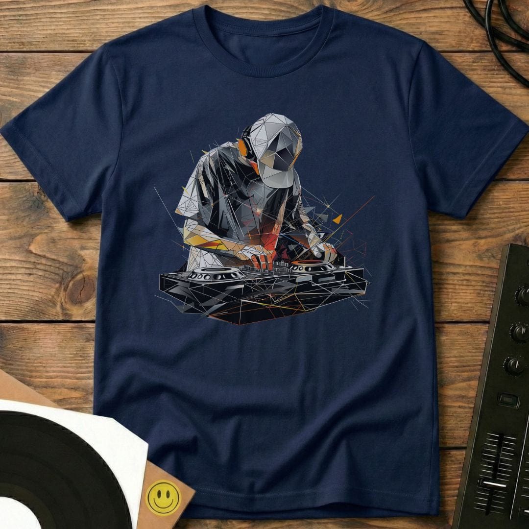 Polygonal DJ T-Shirt Navy / S Polygonal DJ T-Shirt