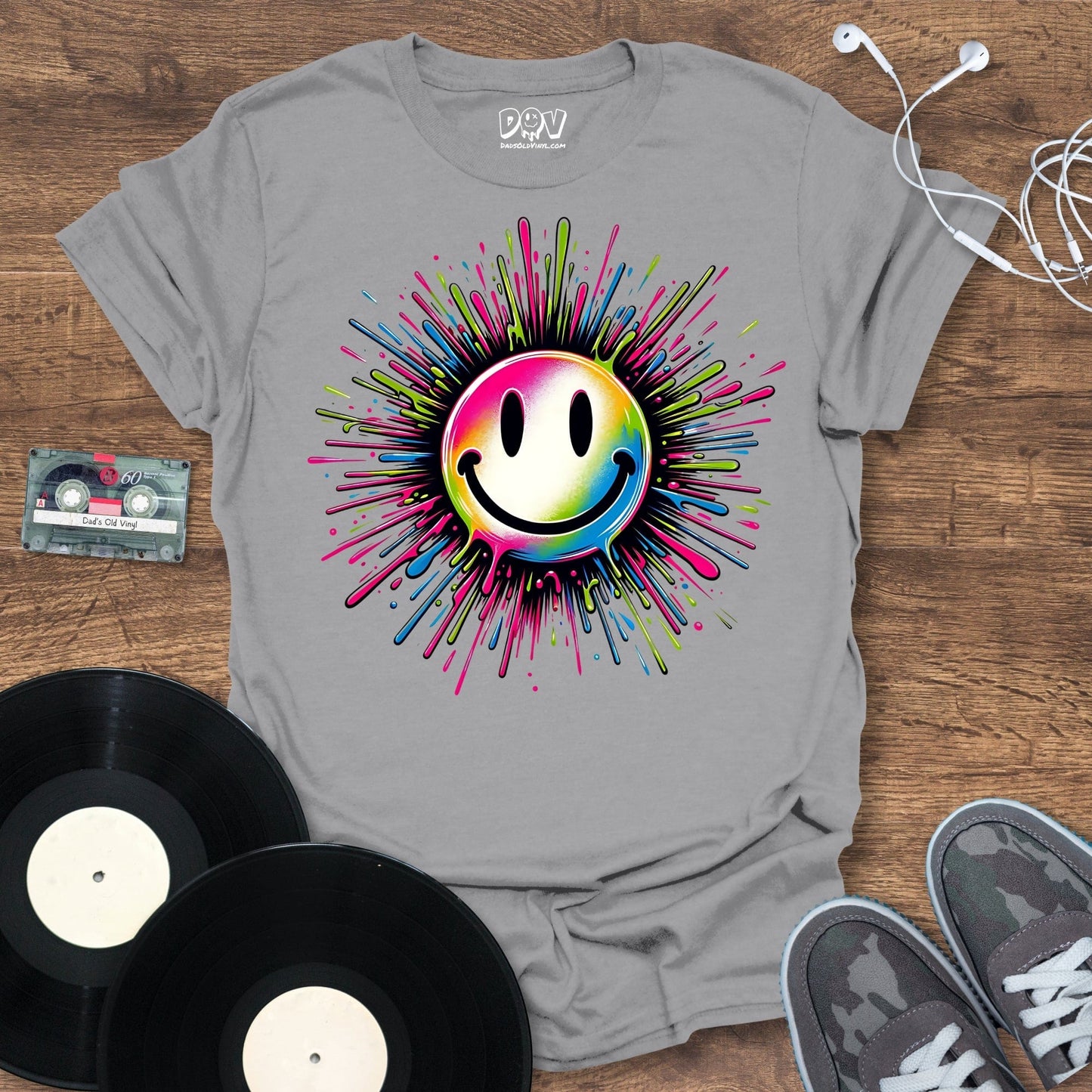 Printify Acid Splash T-Shirt