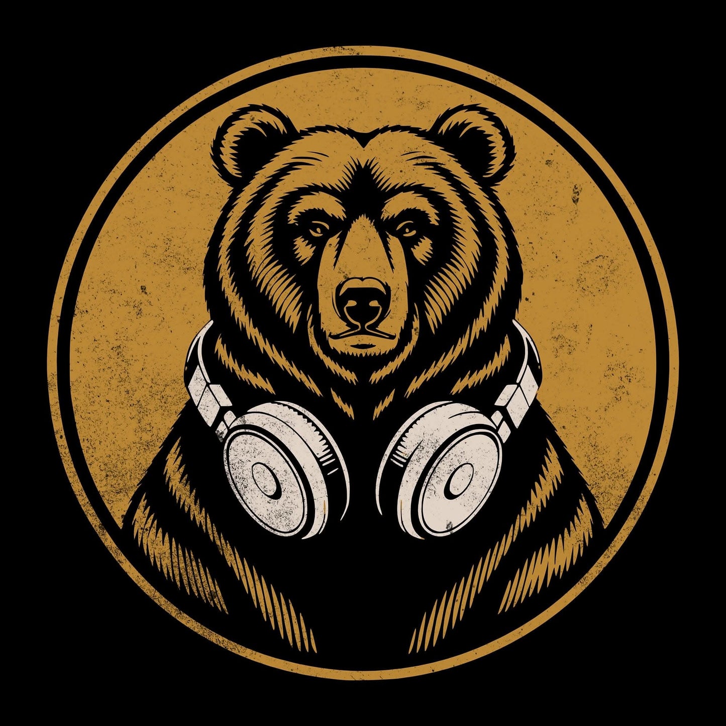 Printify Bear Beats T-Shirt