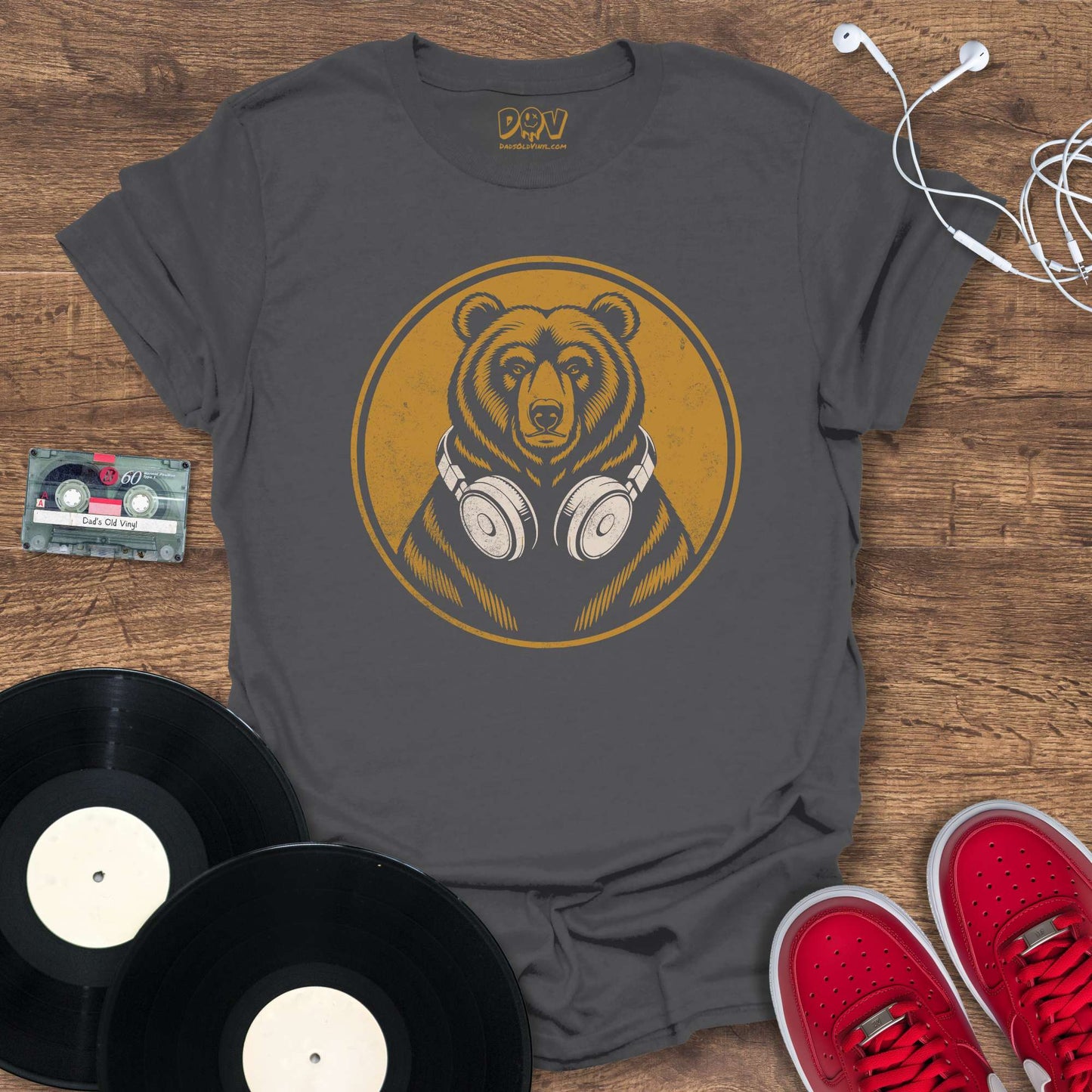 Printify Bear Beats T-Shirt