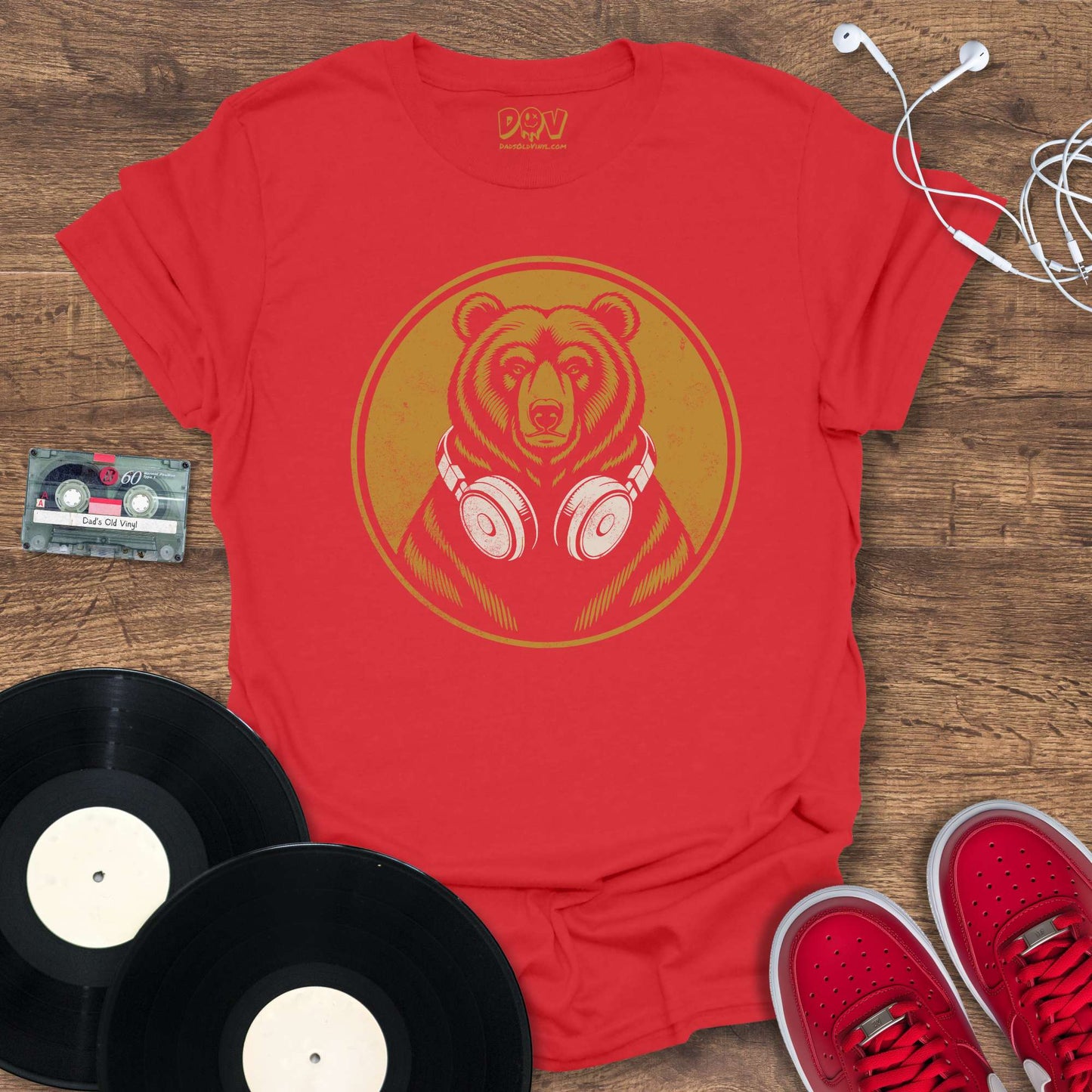 Printify Bear Beats T-Shirt