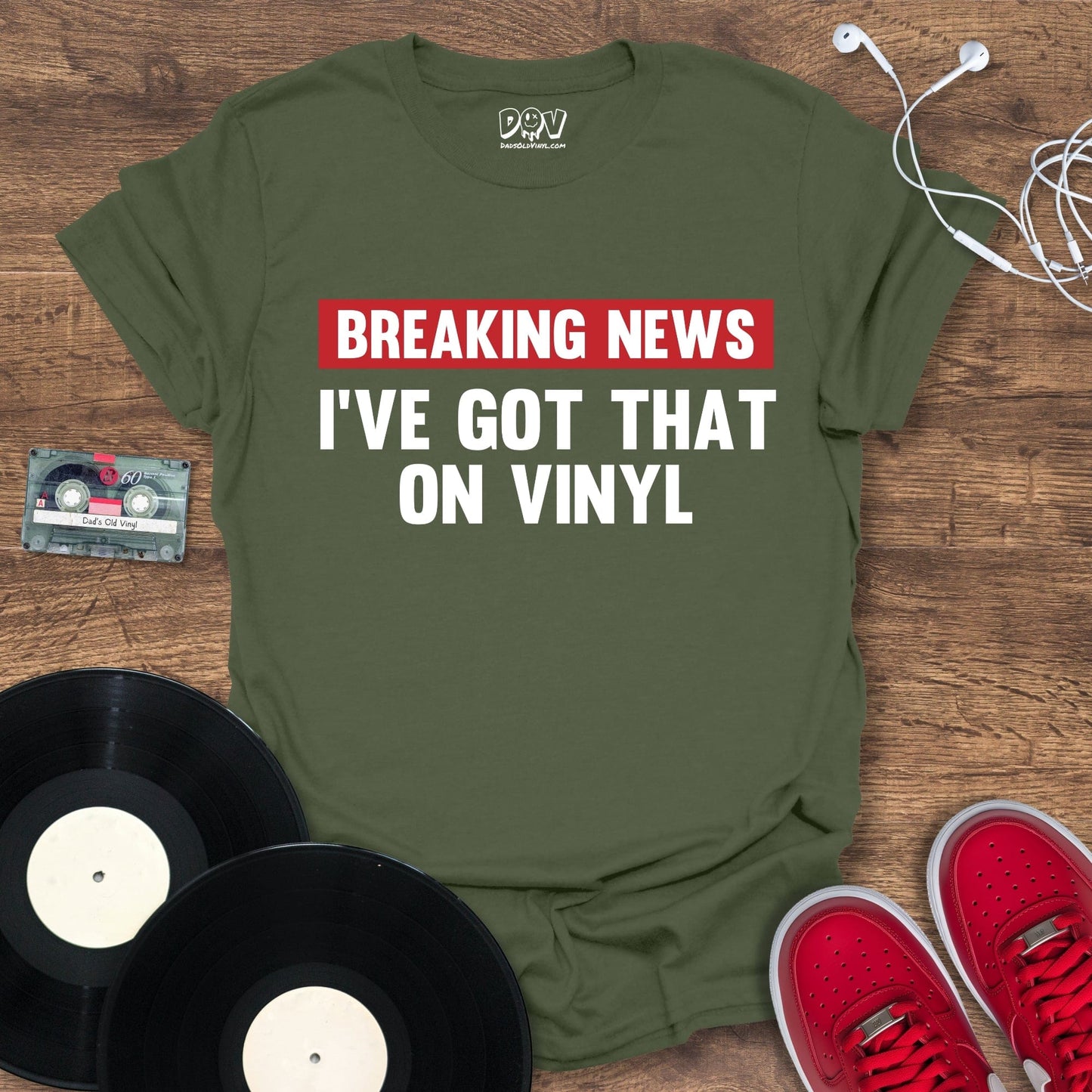 Printify Breaking News T-Shirt