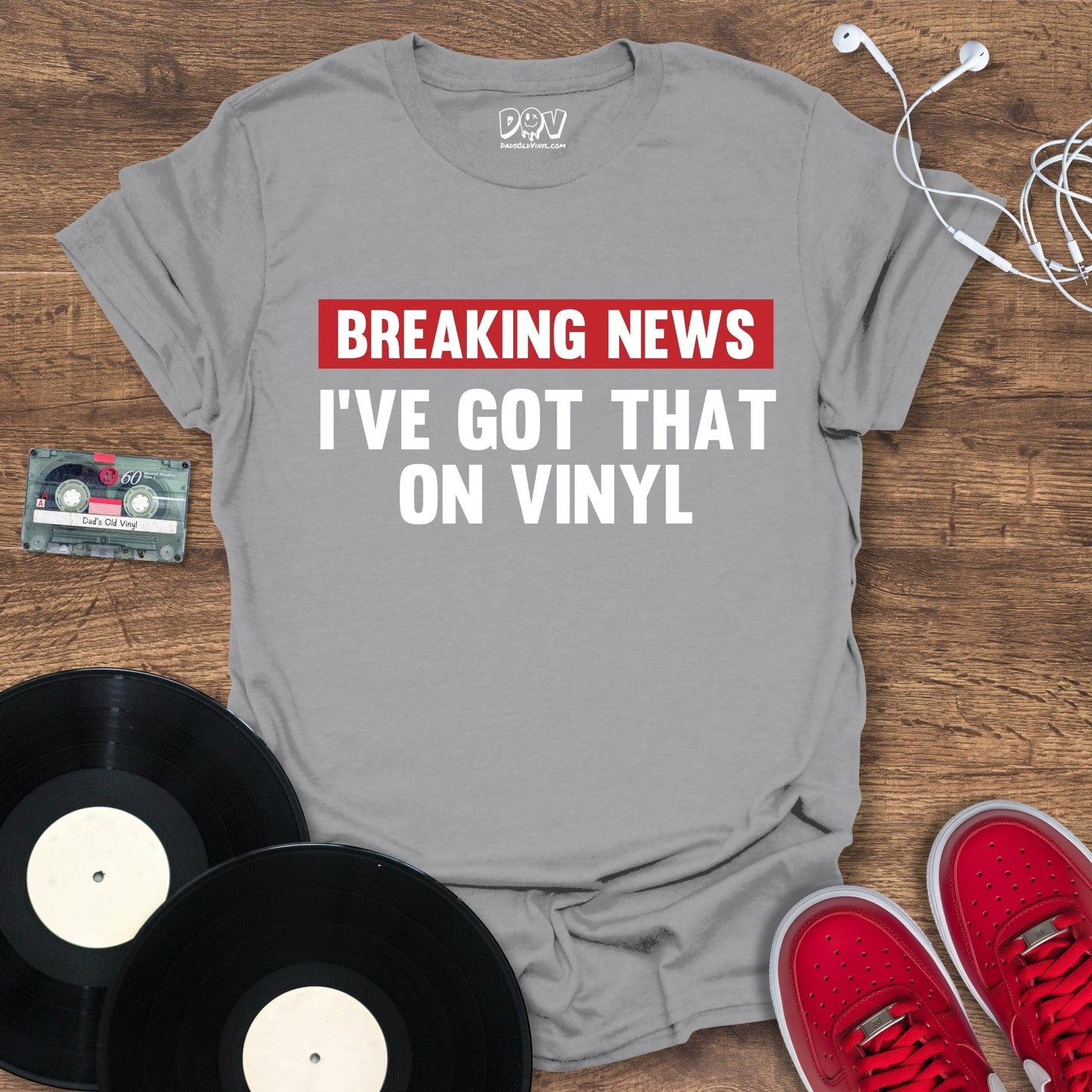 Printify Breaking News T-Shirt