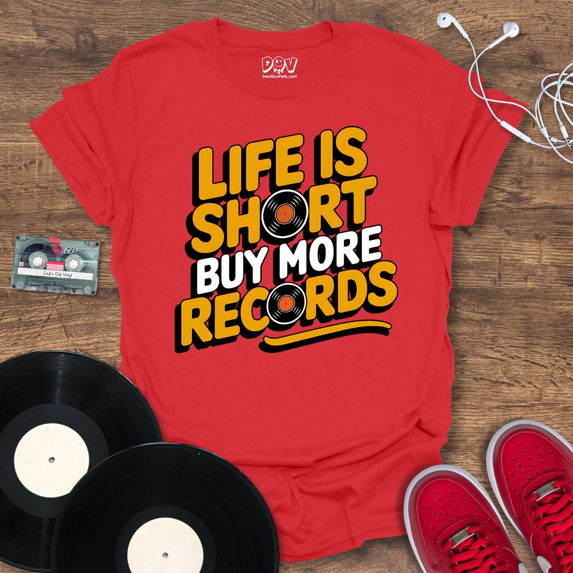 Printify Buy More Records T-Shirt