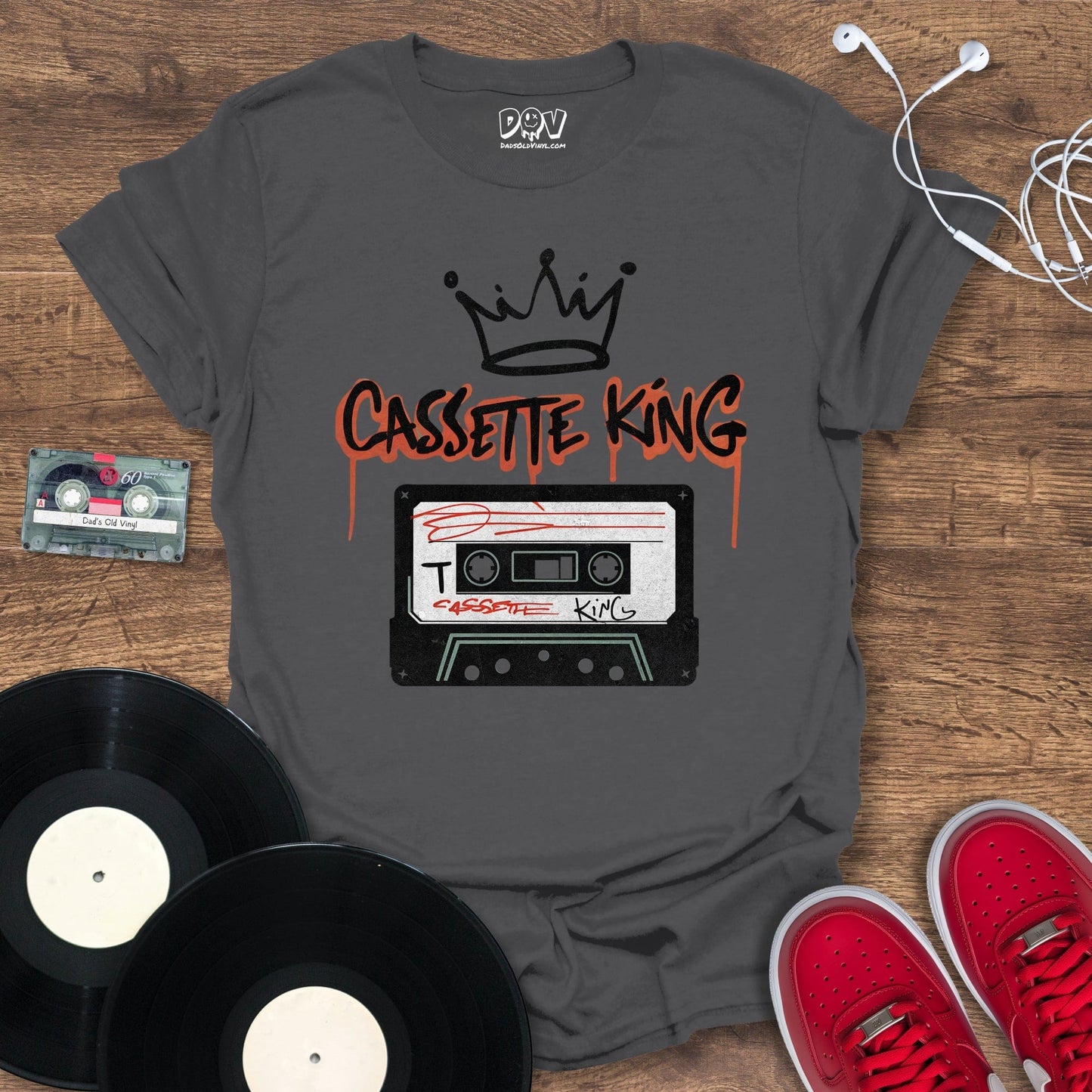 Printify Cassette King T-Shirt